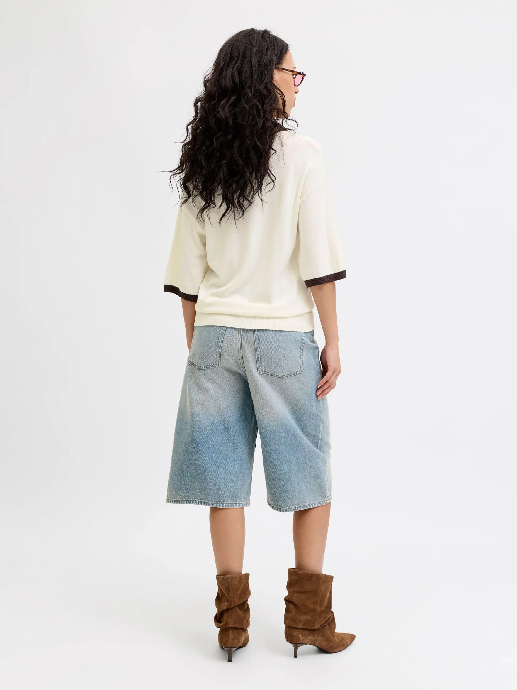 JACK & JONES Jxvilda SS Polo Knit Kobiety Jxvilda Ss Polo Knit (1 w zestawie)