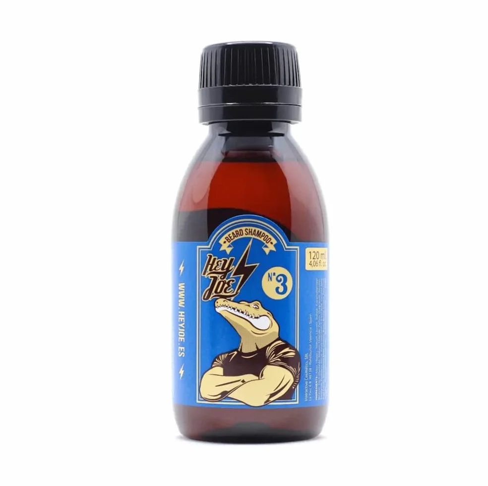 Hey Joe Beard Nº 3 Szampon, Przezroczysty, 120 ml