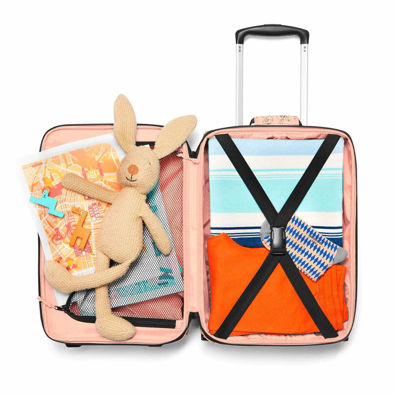 reisenthel Trolley XS kids bagaż dziecięcy, lekki i praktyczny, Koty i psy róża, 43 cm, Dzieci