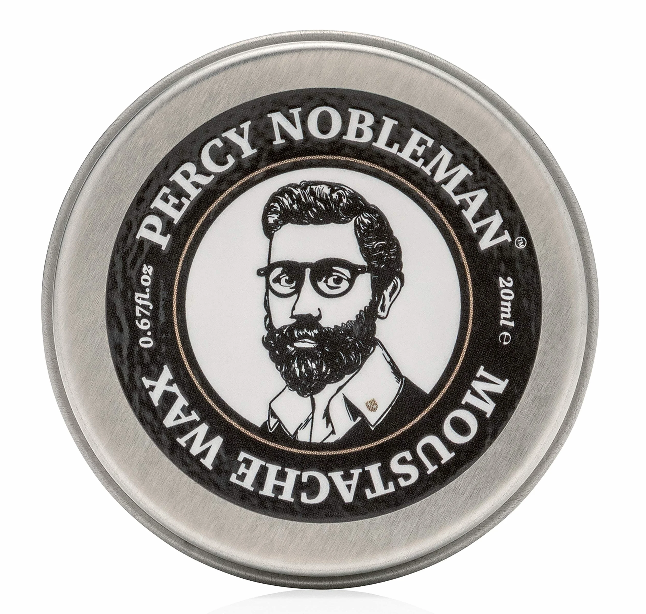 Percy Nobleman Wosk do wąsów, 1 opakowanie (1 x 20 ml)