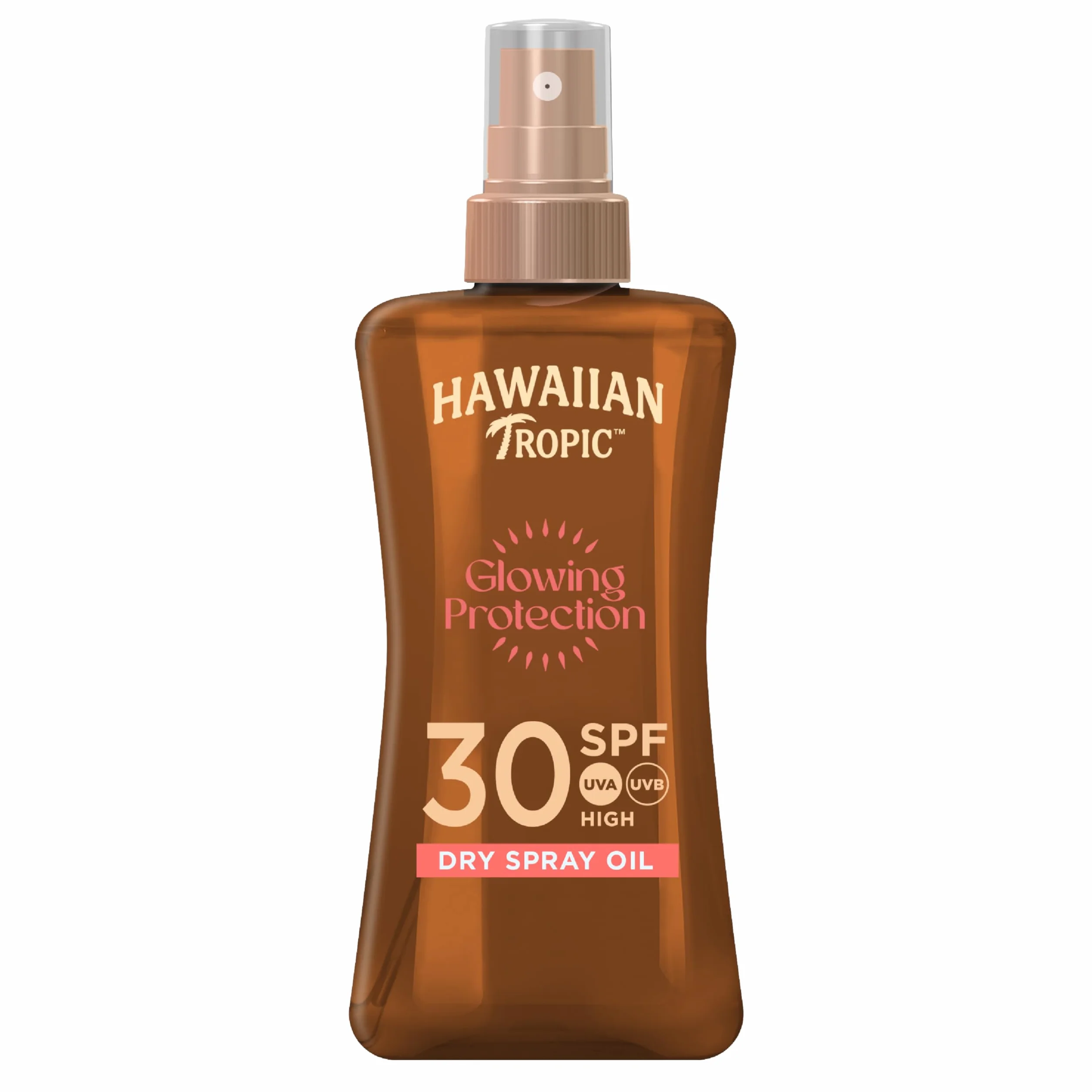 Hawaiian Tropic Protective Dry Spray Oil - Olej do opalania w sprayu z zapachem kokosowym i olejkiem arganowym, wysoka ochrona - SPF 30 - Format: 200 ml