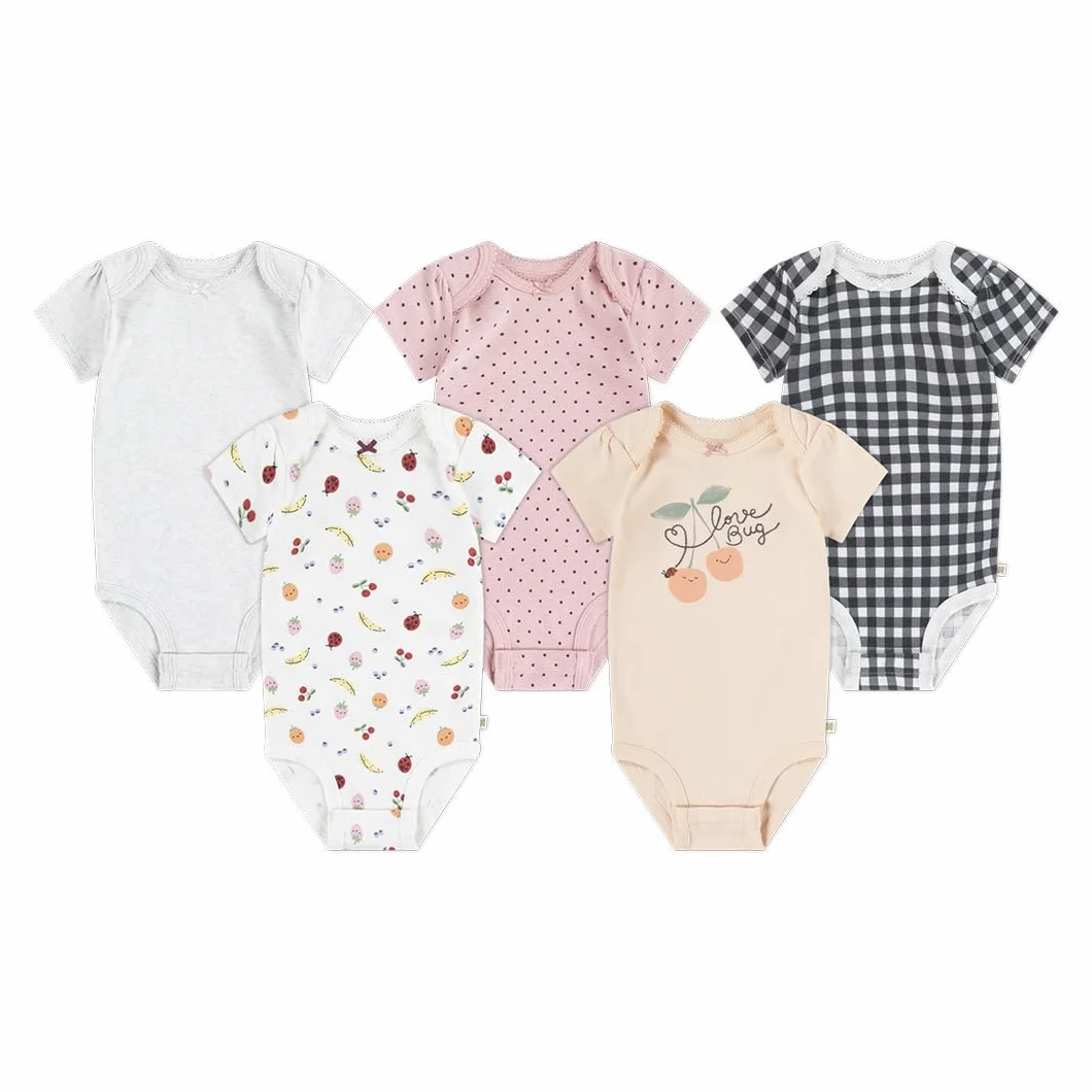 Huggies Little Hugs Zestaw bielizny dla dziewczynek (5 sztuk), Blada brzoskwinia, 12 miesięcy