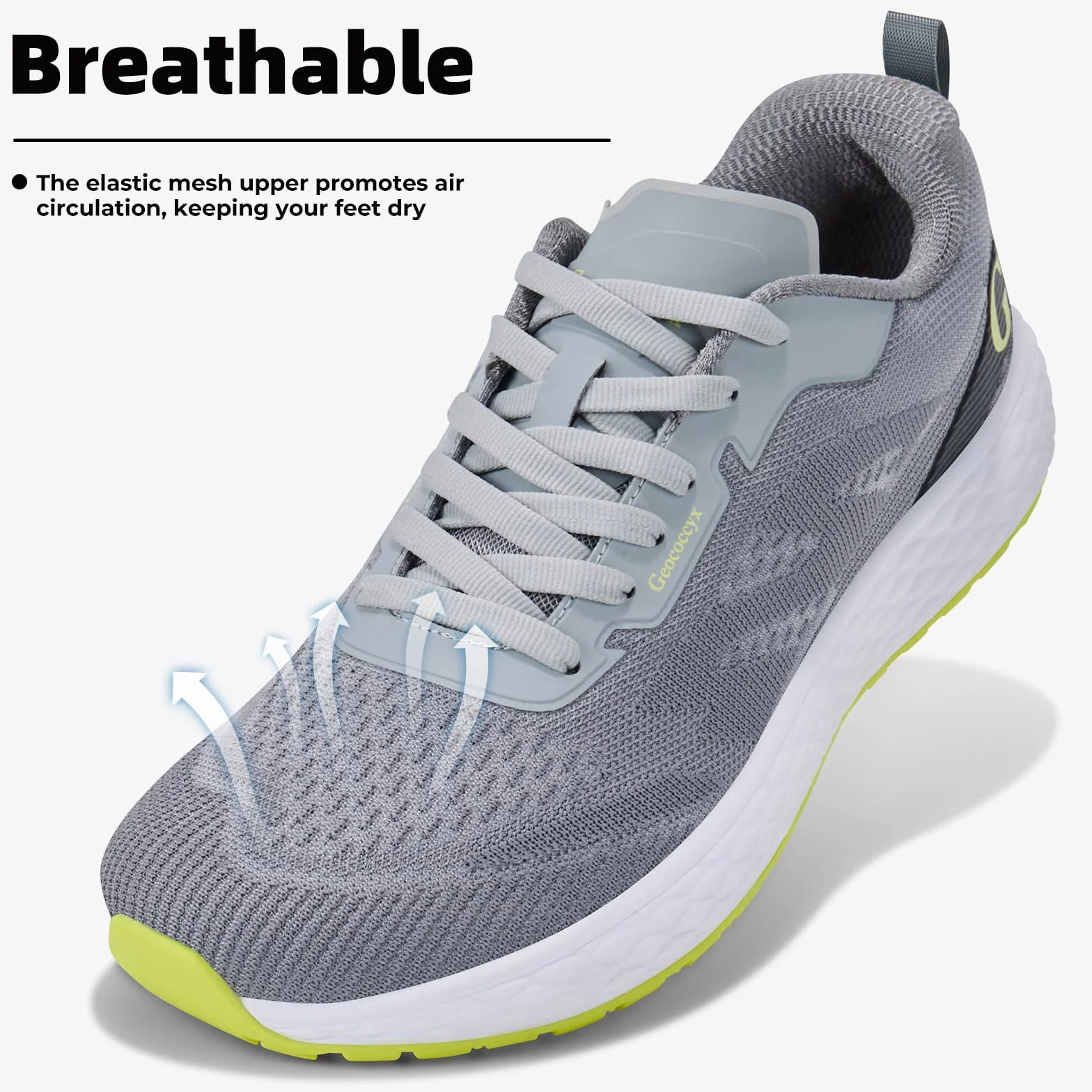 Buty sportowe, męskie, szerokie palce, oddychające, antypoślizgowe, do noszenia na co dzień i na zewnątrz