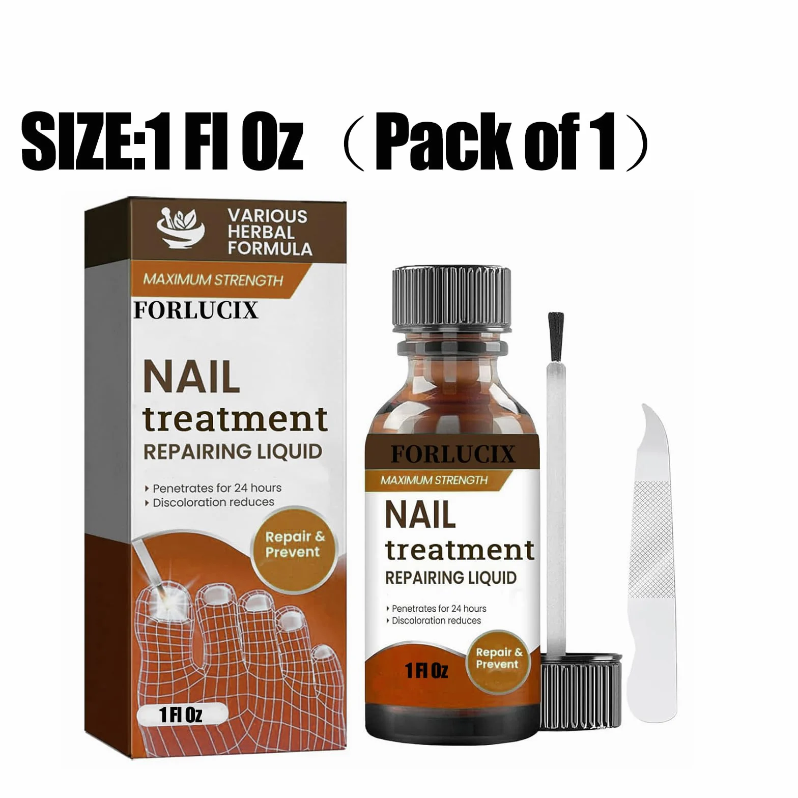 Extra Strength,1 Fl Oz(Pack of 1),Brown