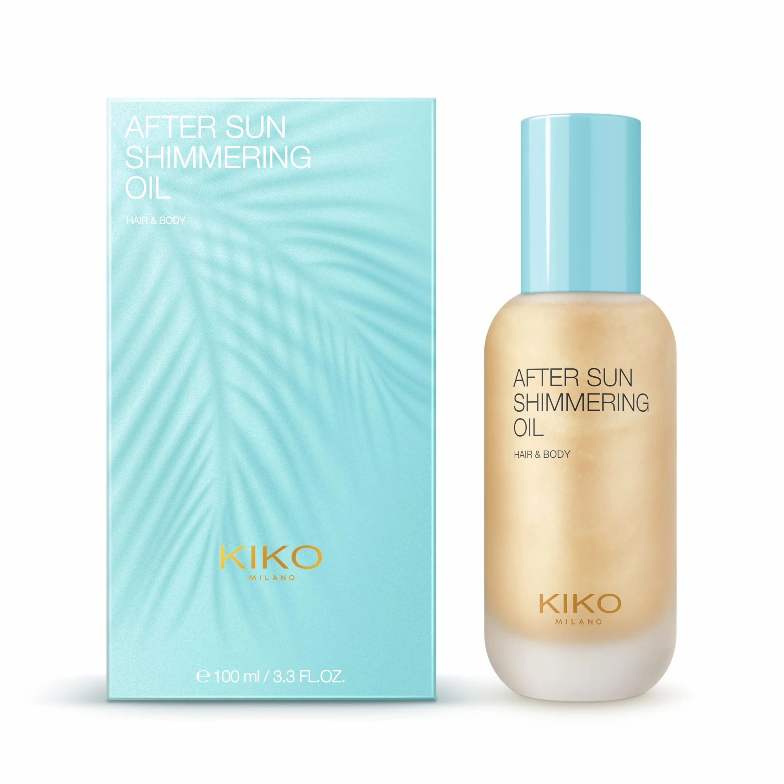 KIKO Milano After Sun Shimmering Oil, Nawilżający I Rozświetlający Olejek Do Ciała I Włosów