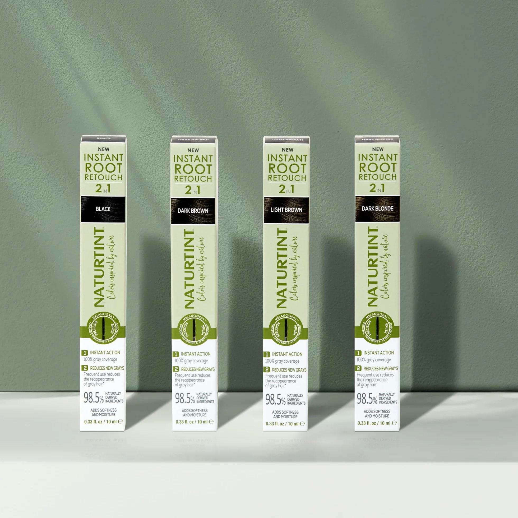 Naturtint Instant Root Retouch Tymczasowy retuszer do siwych włosów ciemny blond 10 ml