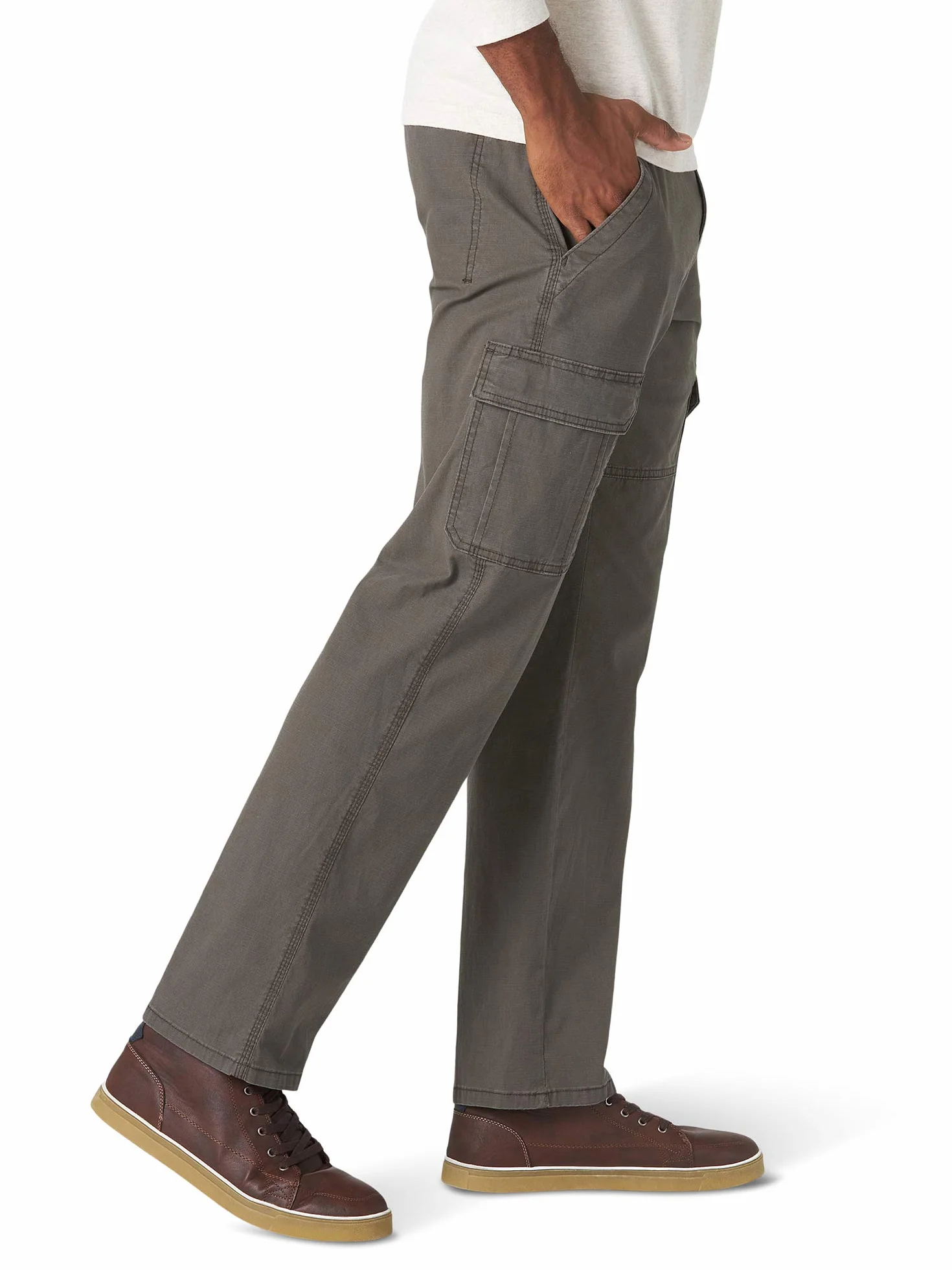 Wrangler Authentics Relaxed Fit Stretch Cargo Pant - Nieformalne spodnie Mężczyźni