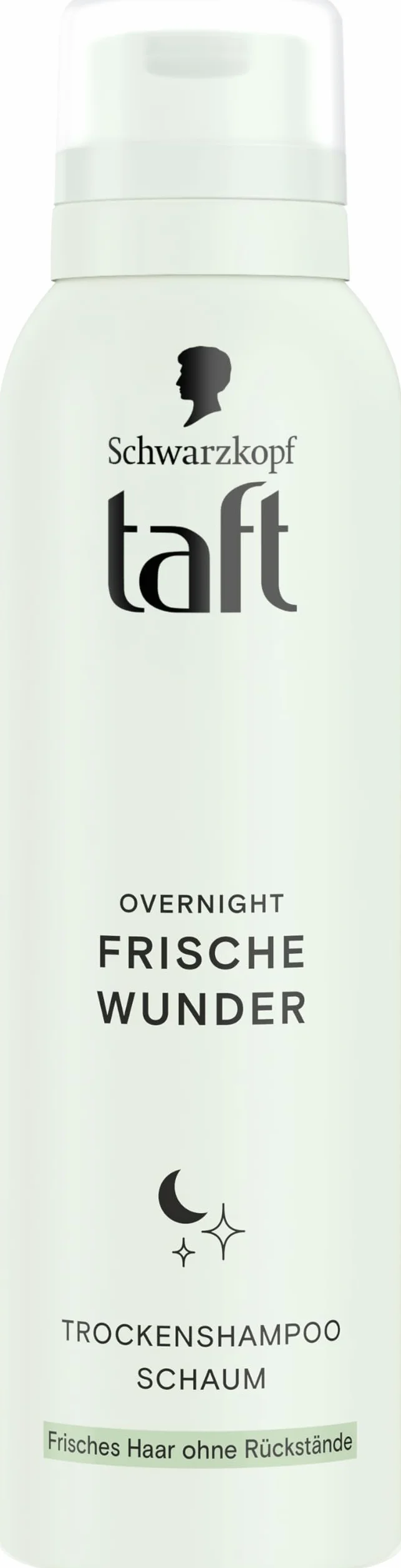 Schwarzkopf Taft suchy szampon z pianki Overnight Fresh Wunder (150 ml), stylizacja włosów o odżywczych, odświeżających właściwościach podczas snu, nadaje się do wszystkich rodzajów włosów, wegańska
