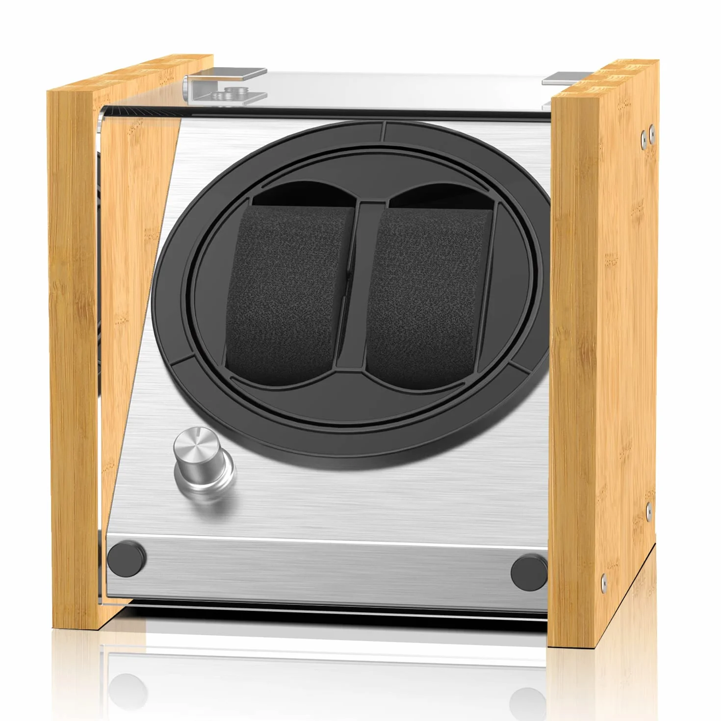 Watch Winder Smith WWS-B1BAM rotomat z drewna bambusowego na 2 zegarki
