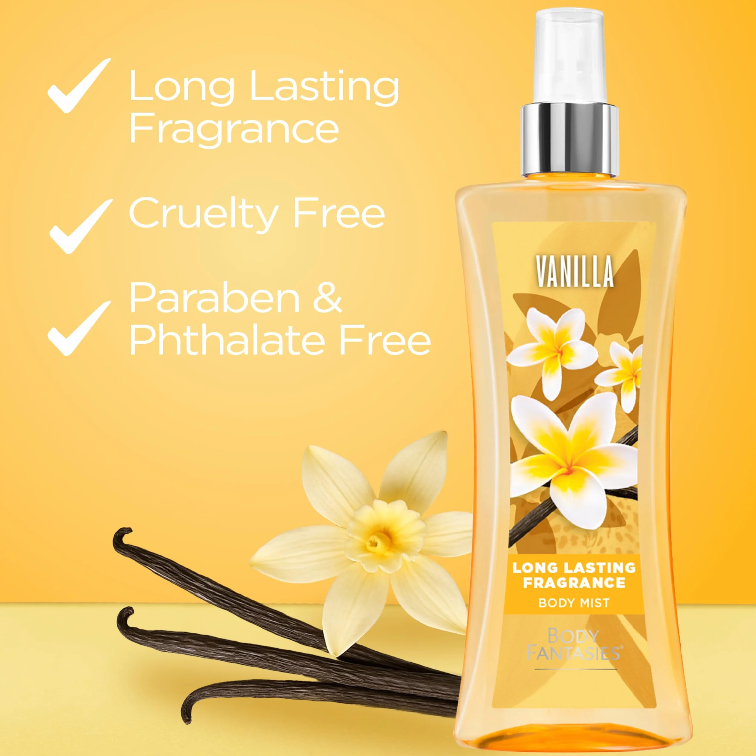 Body Fantasies Signature zapach waniliowy do ciała, 236 ml