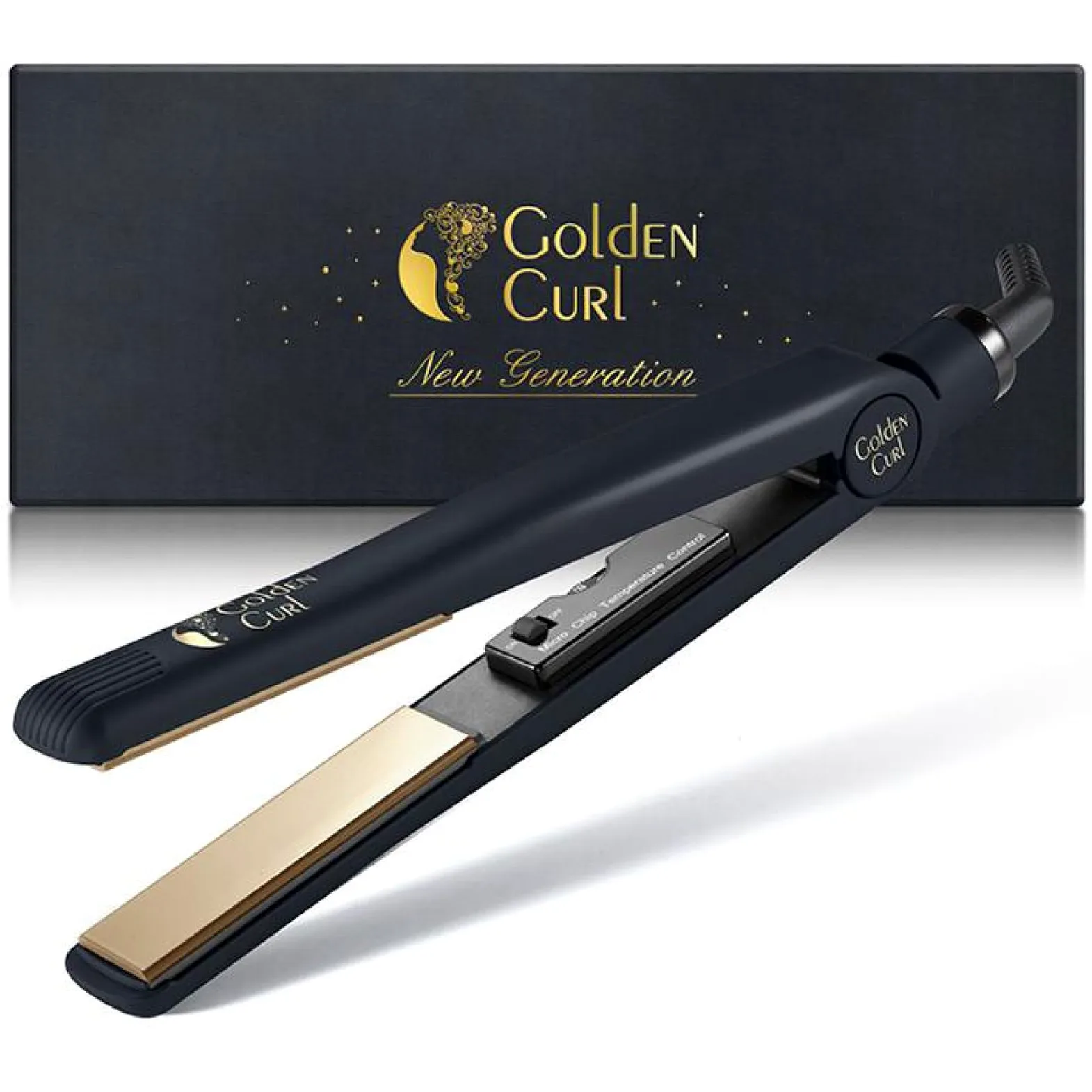 GoldenCurl Golden Curl GL829 â€œIl Neroâ€ Black Glätteisen
