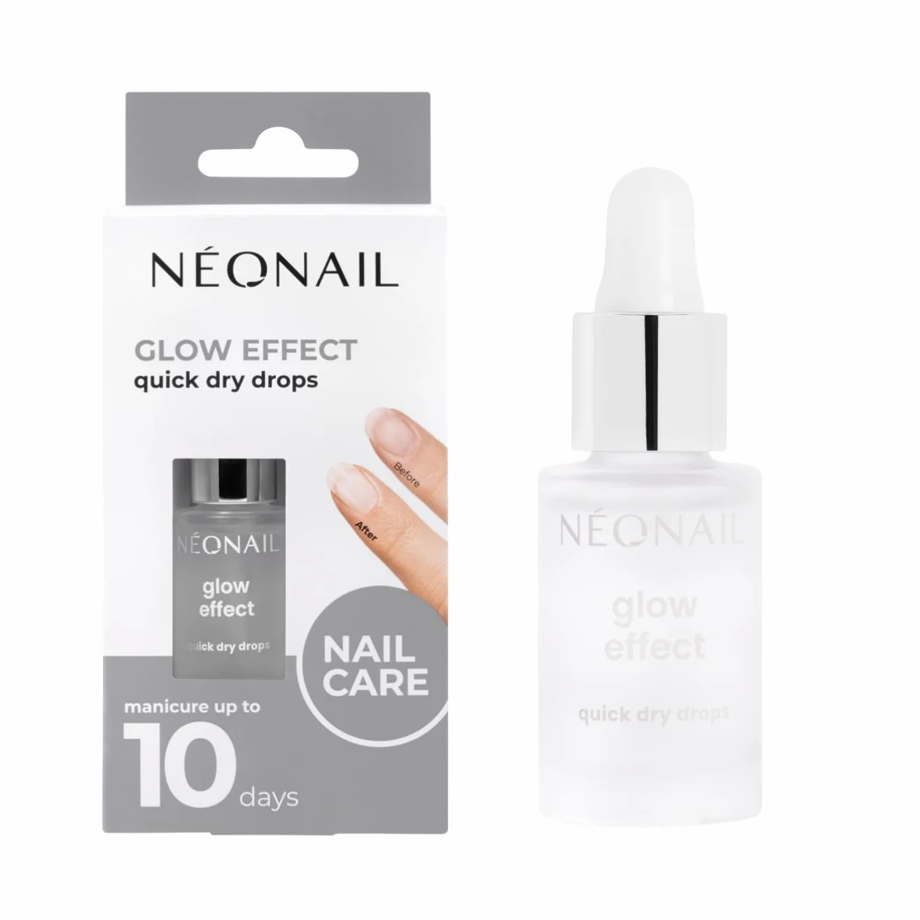 NEONAIL Wysuszacz do lakieru klasycznego – Glow Effect Quick Dry Drops 6,5 ml