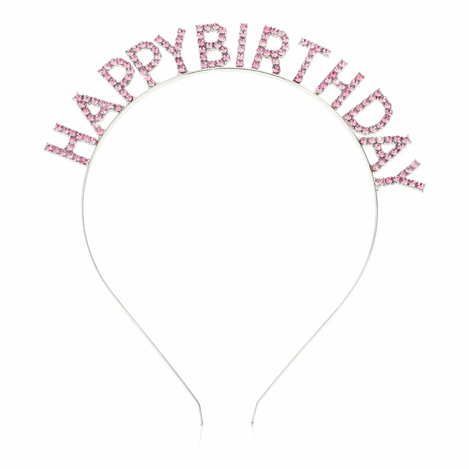 Jeffdad Urodzinowa opaska na głowę dla dziewczynki urodziny korona tiara dla kobiet 'Happy Birthday' akcesoria dla kobiet dziewczyn przyjęcie urodzinowe dekoracje