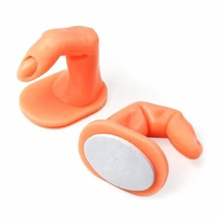 5 sztuk plastikowych fałszywych palców do ćwiczenia paznokci Boolavard