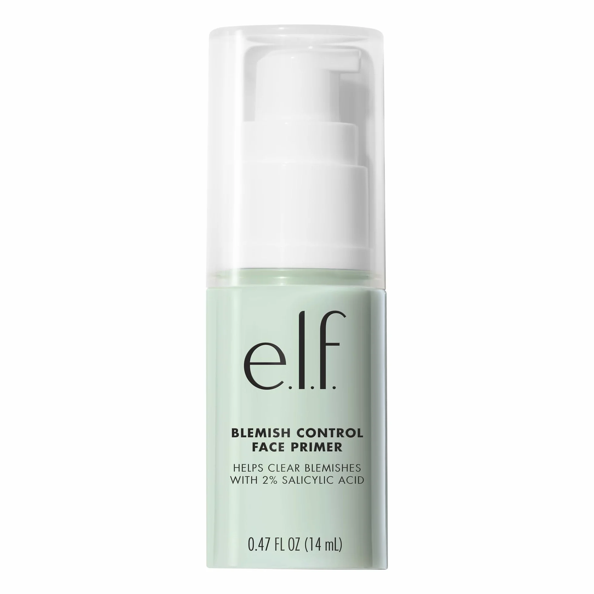 e.l.f. Blemish Control Face Primer, formuła zwalczająca trądzik, przygotowuje skórę i uspokaja, wegański i nietestowany na zwierzętach, mały, 14 ml