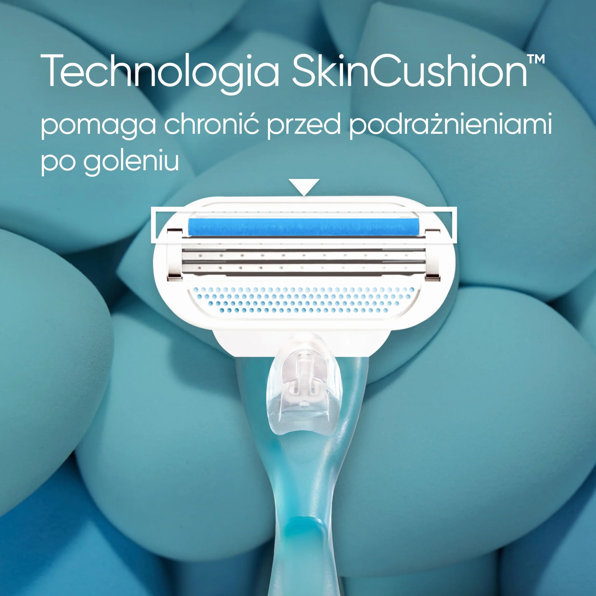 Gillette Venus Smooth Wkłady wymienne do maszynki do golenia dla kobiet, pakiet 12 wkładów, 3 dopasowujące się do kształtów ciała ostrza otoczone poduszeczkami ochronnymi