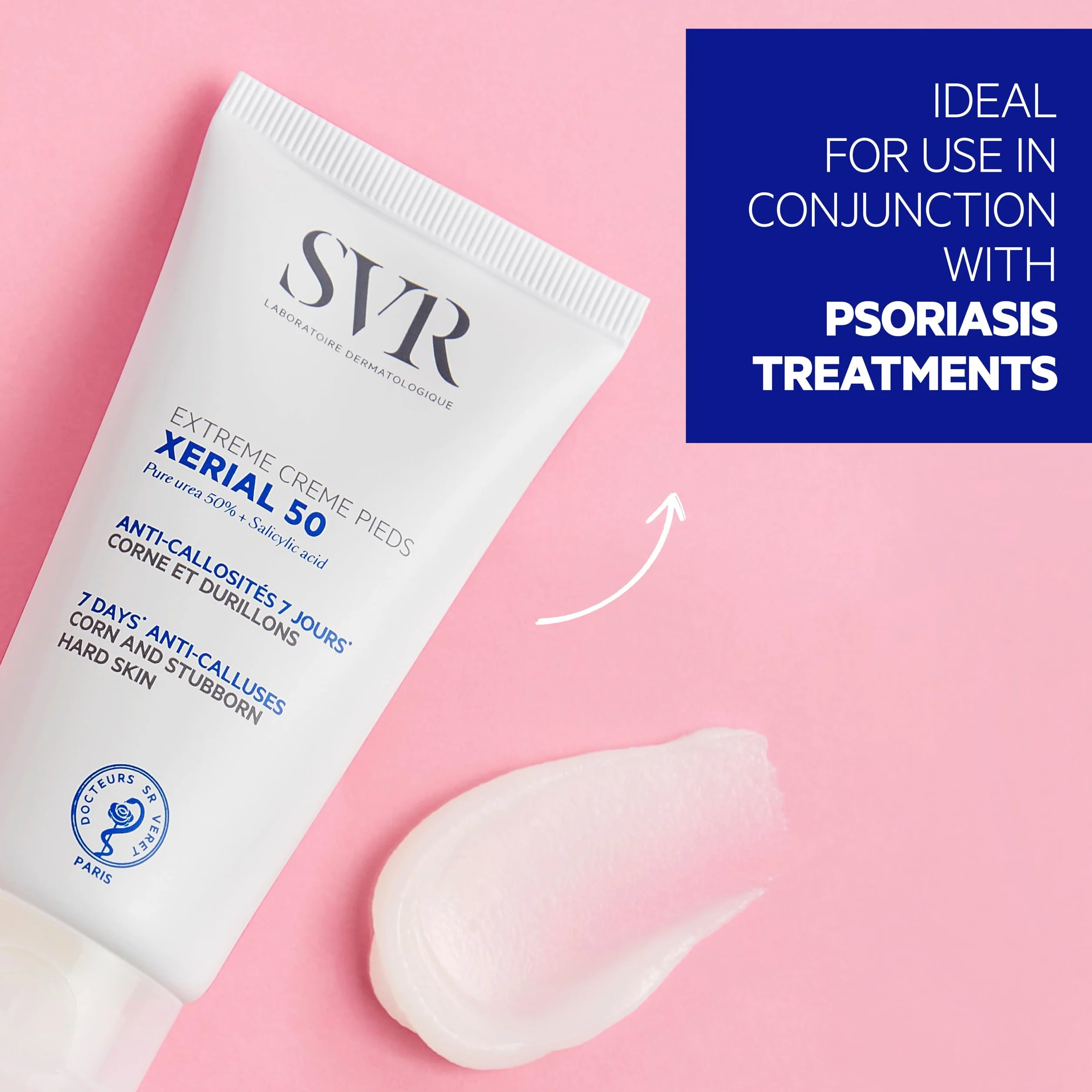 SVR Xerial krem do stóp zapobiegający powstawaniu smug i zrogowaciałych stóp 50 ml