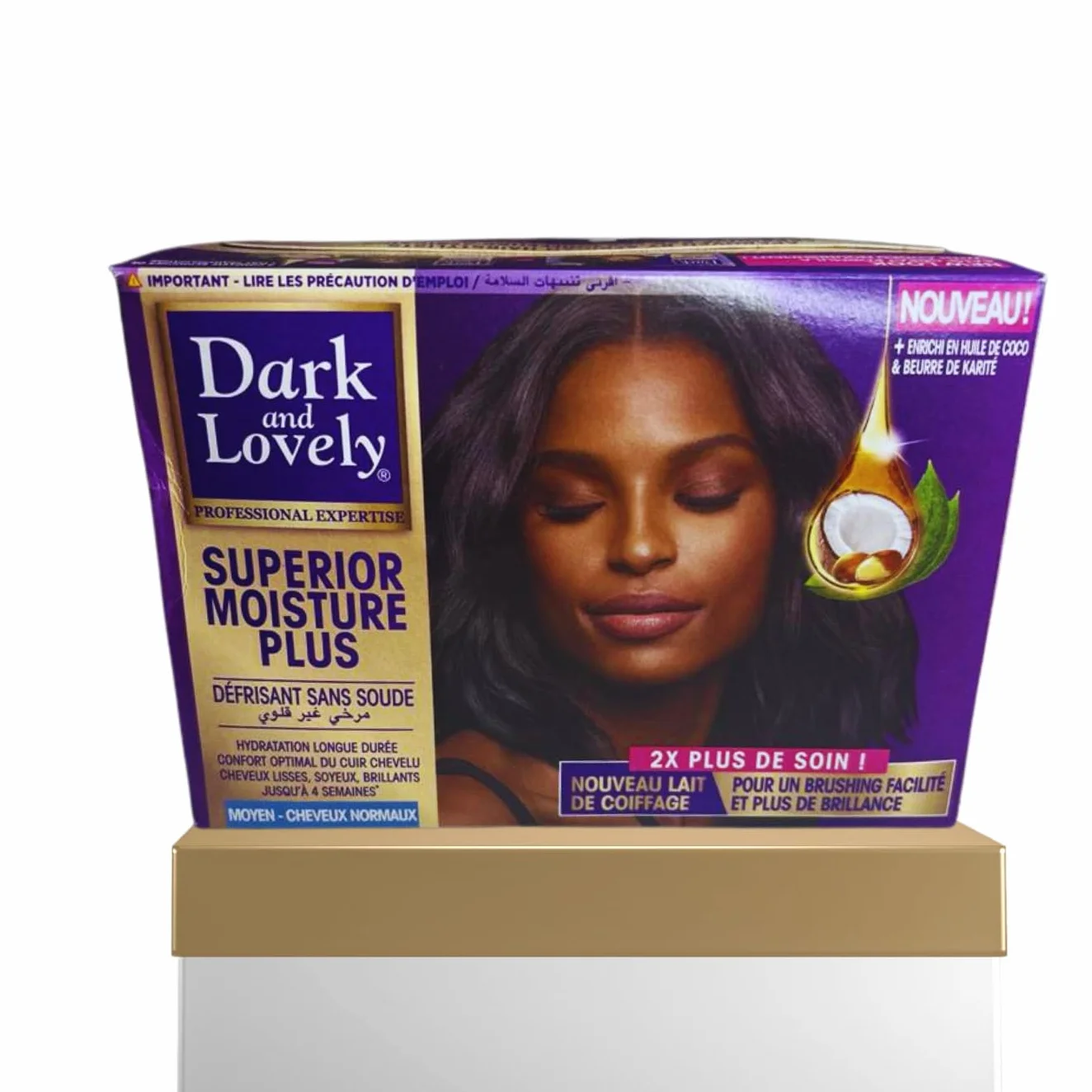 Dark & Lovely Moisture Plus - Bez ługowania, normalne wygładzanie