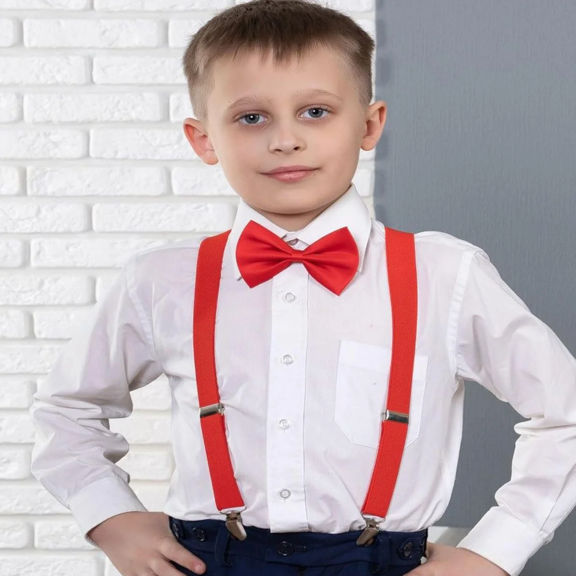 Tokaneit Zestaw szelek dla dzieci, szelki dla dzieci, regulowane szelki w kształcie litery Y, regulowane szelki i szelki w zestawie, elastyczne szelki