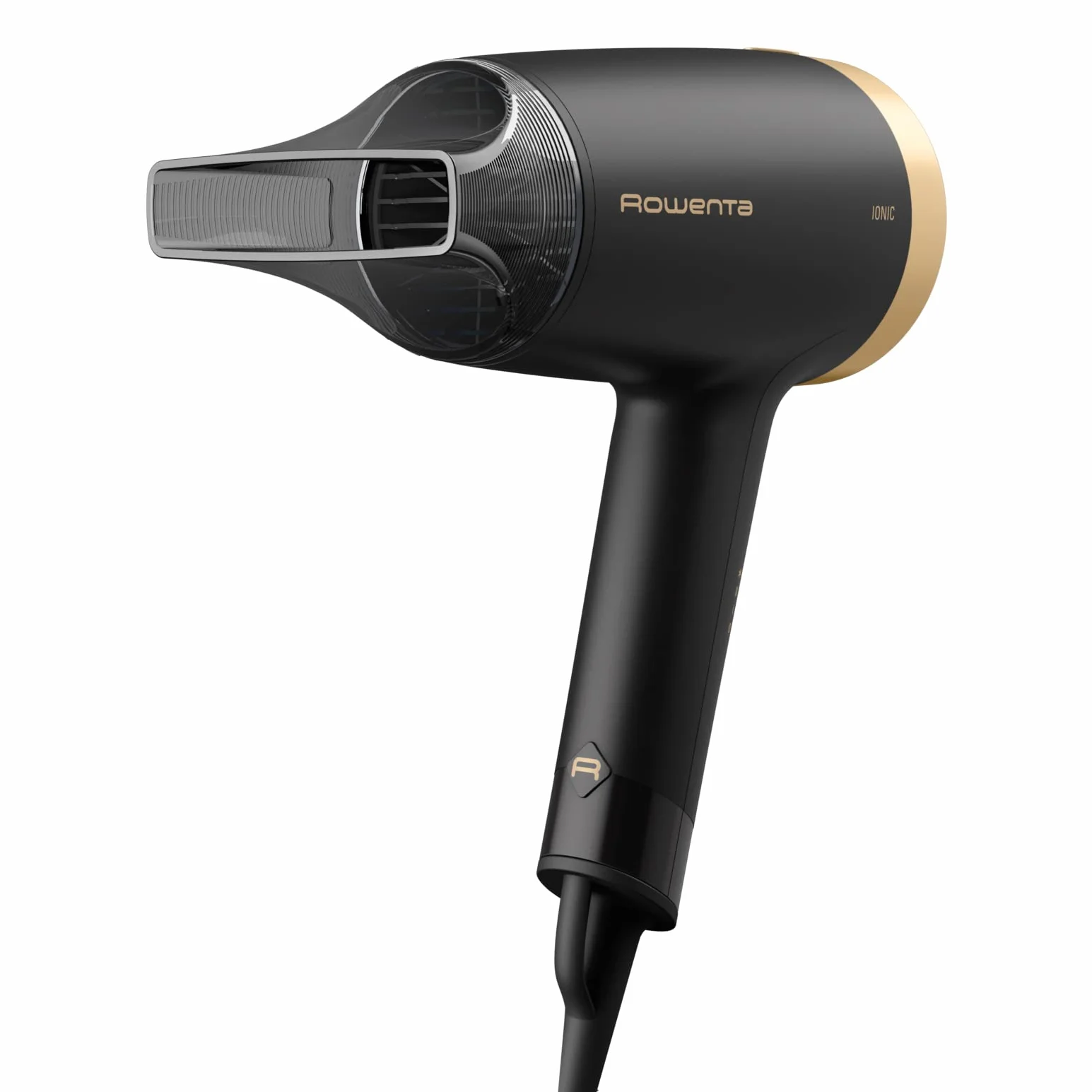 Rowenta CV1811 Express Style, suszarka do włosów, mocna, super kompaktowa, technologia jonowa, 2 ustawienia prędkości/temperatury, ultralekka konstrukcja, czarna
