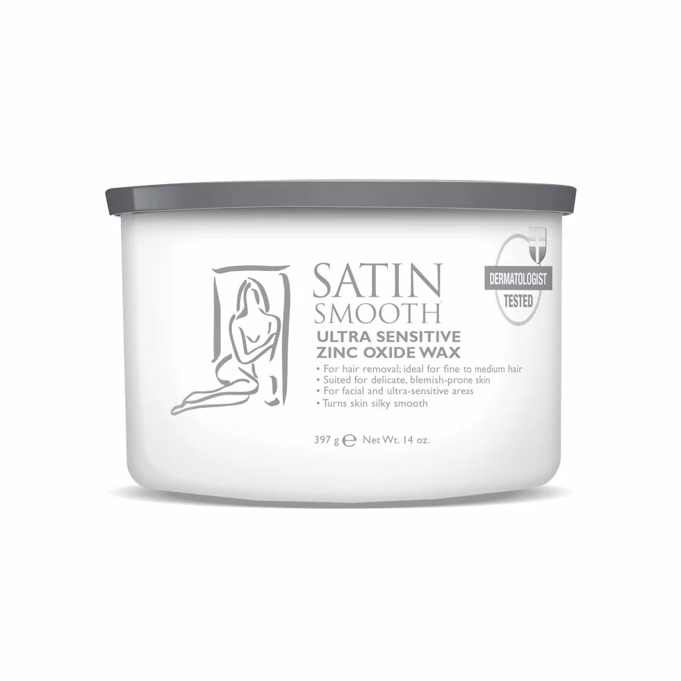Satin Smooth Ultra Sensitive Cynk Oxide Wax Krem do depilacji - 400 ml