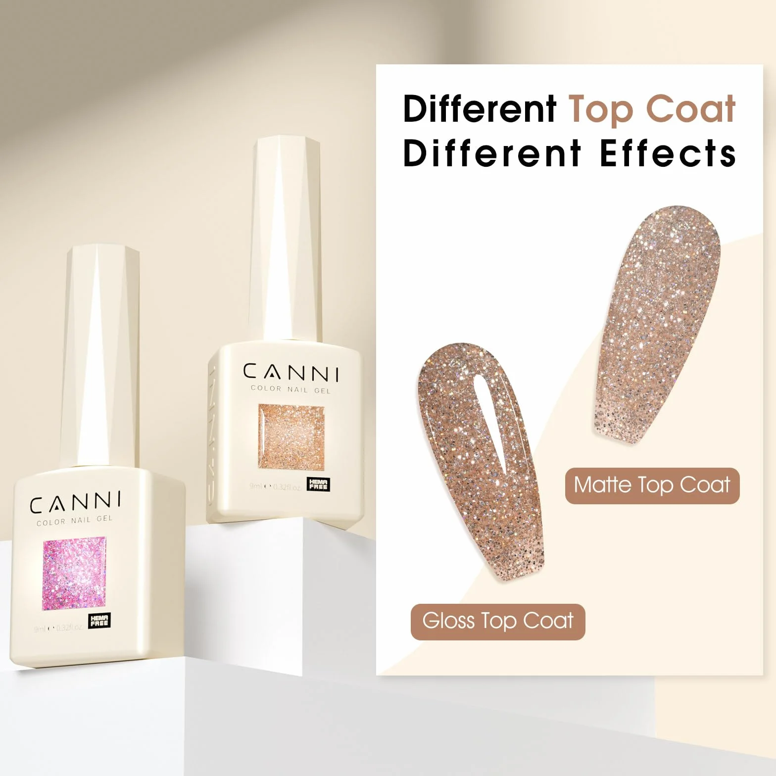 CANNI 13031HK lakier do paznokci UV lakier do paznokci błyszczący Shellac lakier żelowy do paznokci żelowych UV lakier Soak Off lakier żelowy do lampy UV