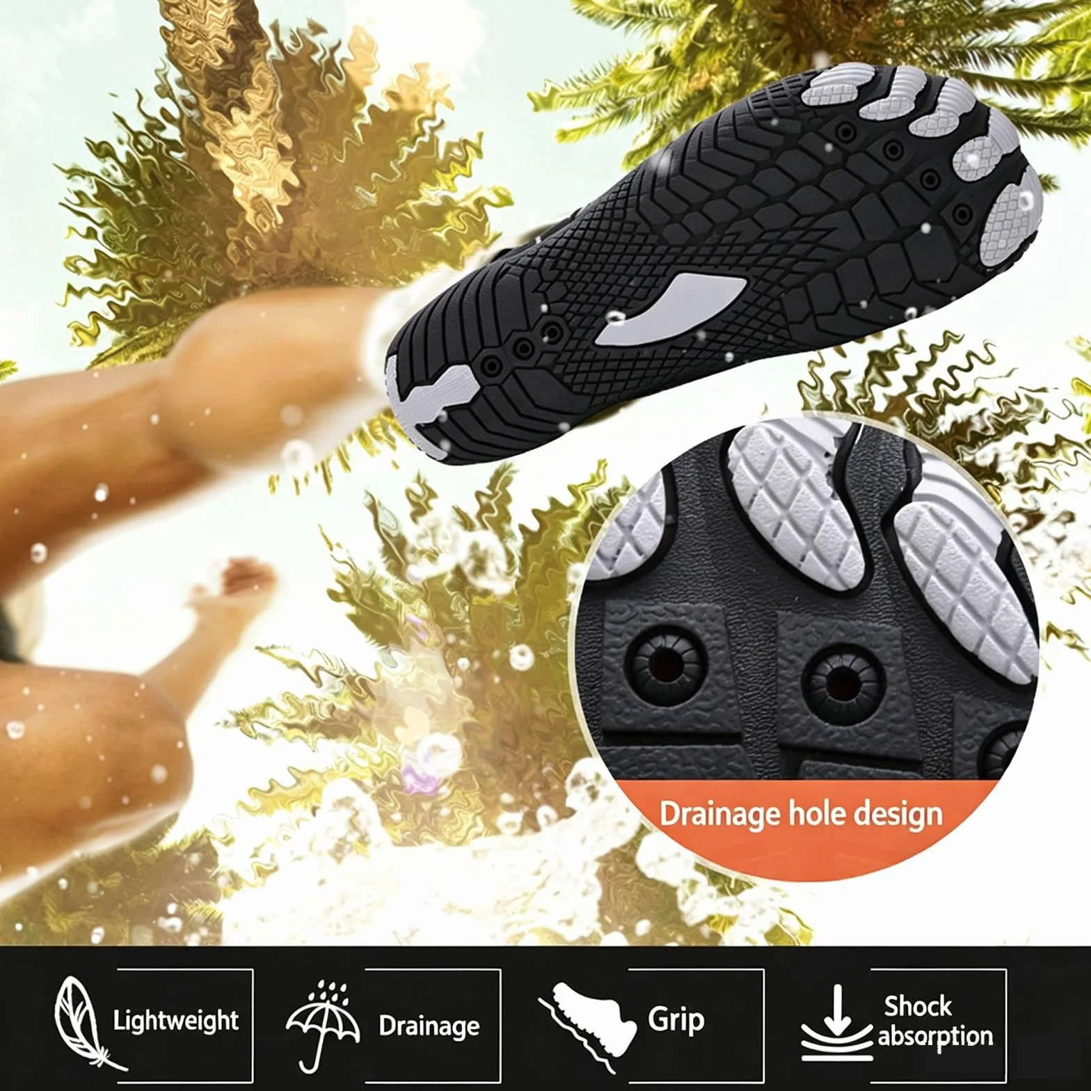 Buty Do Wody Styl Barefoot Mężczyźni Kobiety Szybkoschnące Buty Antypoślizgowe Buty Kąpielowe Na Basen ćwiczenia W Wodzie Fitness Jazda Konna Joga