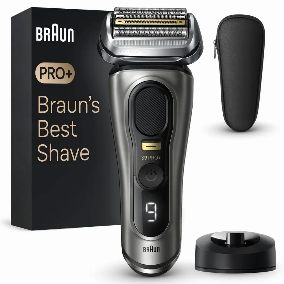 Braun Series 9 Pro elektryczna golarka męska 5 Pro ProTrimmer stacja ładująca 60 min na mokro i sucho