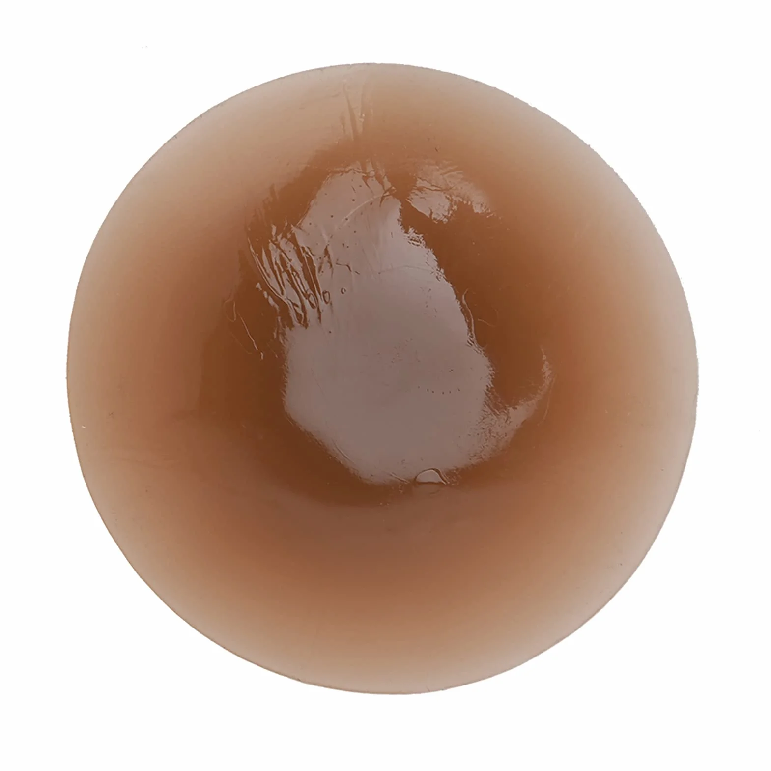 Qcwwy Silikonowe Samoprzylepne Paszteciki, Specjalnie Zaprojektowane Dla Kobiet, Brązowy, L = 10 cm (Nude)