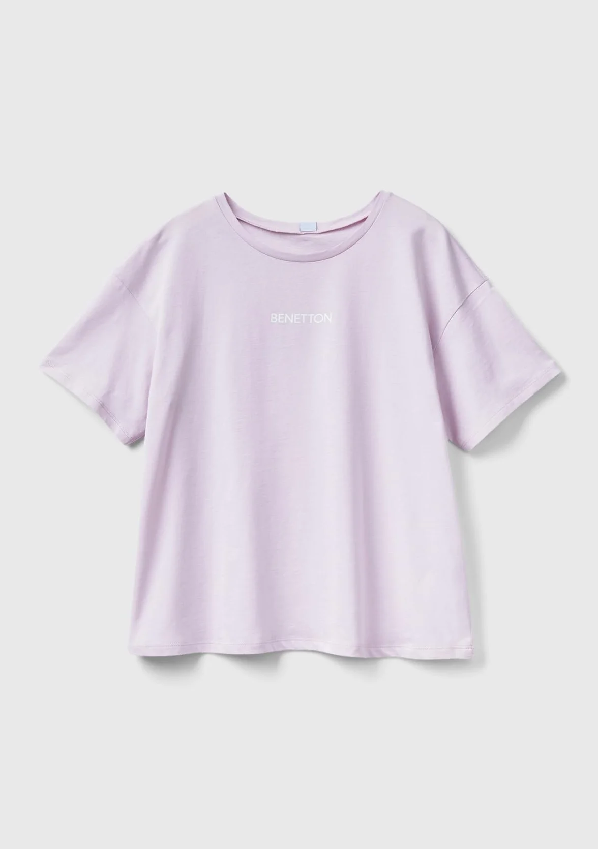 United Colors of Benetton T-Shirt 30963M04R Top Piżamy, Liliowy 07M, M Kobieta, Liliowy 07m, M