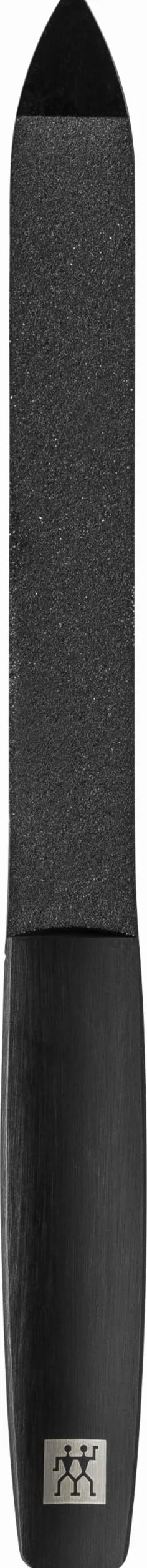 ZWILLING Pilnik do paznokci szafirowy (gruboziarnisty i drobnoziarnisty do skracania i nadawania kształtu, końcówka czyszcząca), premium, czarny, 130 mm
