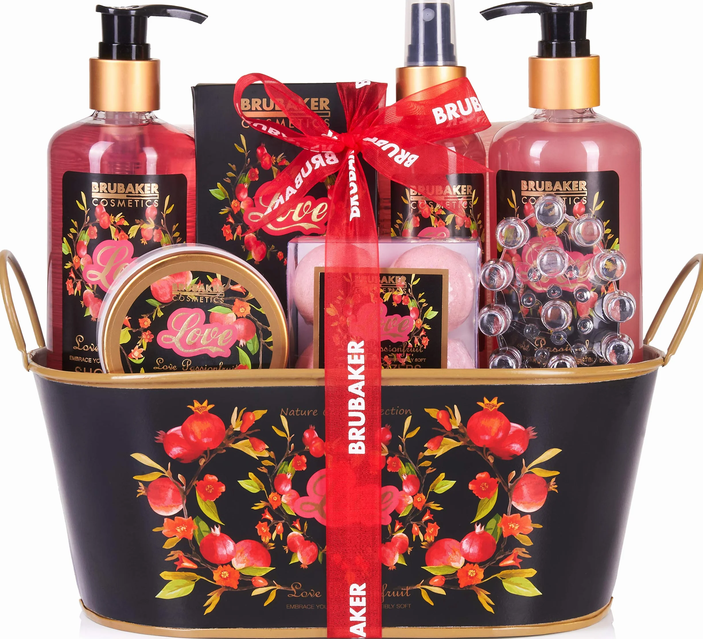 BRUBAKER Cosmetics Beautyset Love With Passion Fruit Zestaw Do Kąpieli i Pod Prysznic 12 Szt.