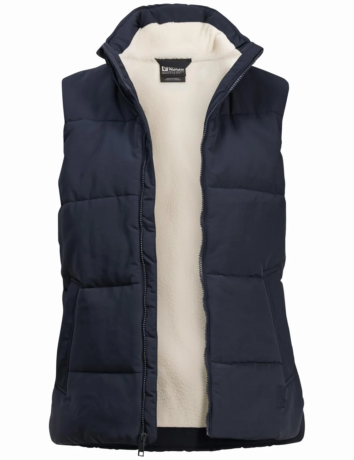 Jack Wolfskin White Frost Vest Women Vest, niebieski (Night Blue), M