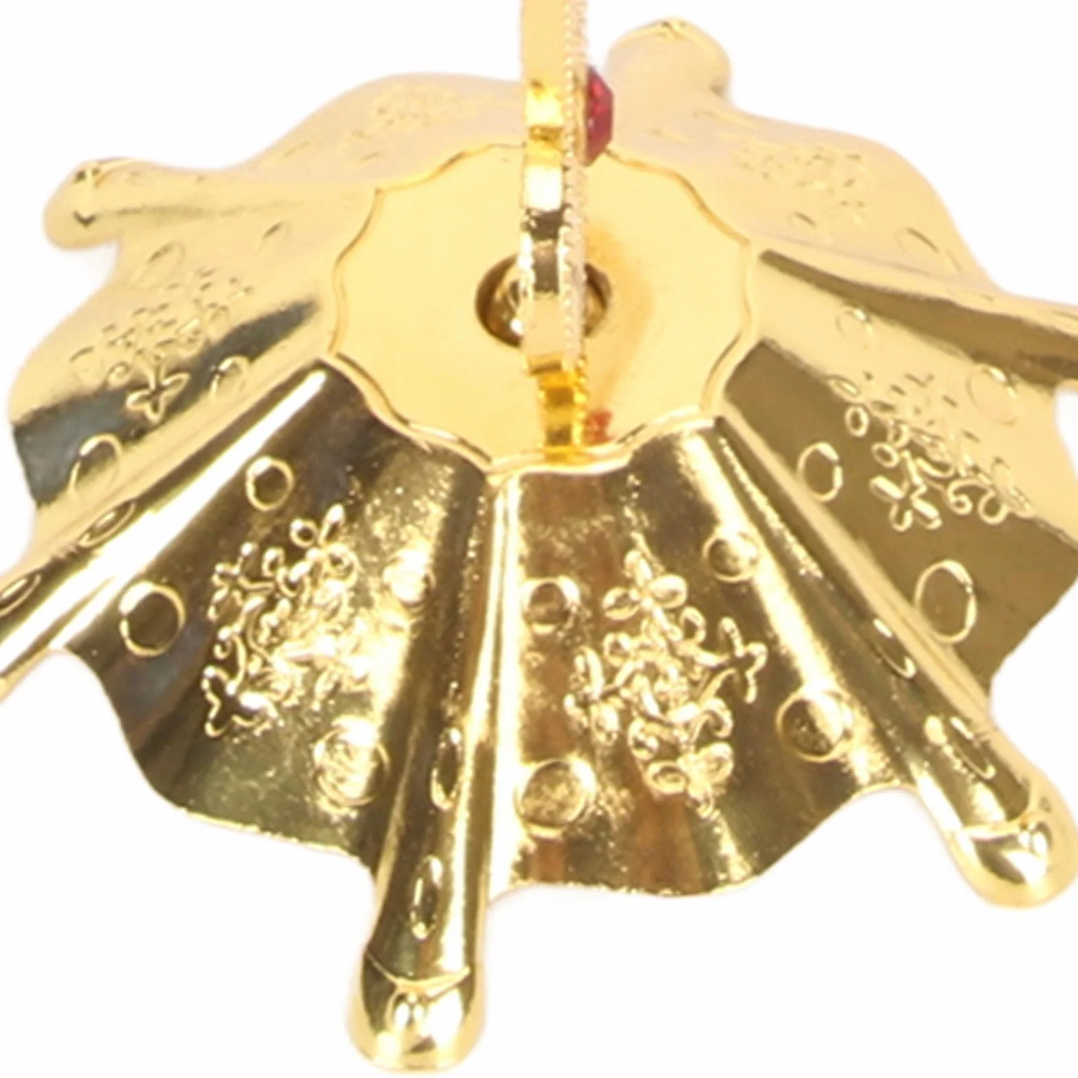 Fockety Stojący Krzyż Znakomity Metalowy Krzyż Stojący Elegancki Retro Retro Krzyż Krzyż Czerwony Rhinestone Dekoracji Z Podstawą Katolicki Krzyż Jezusa Długotrwały