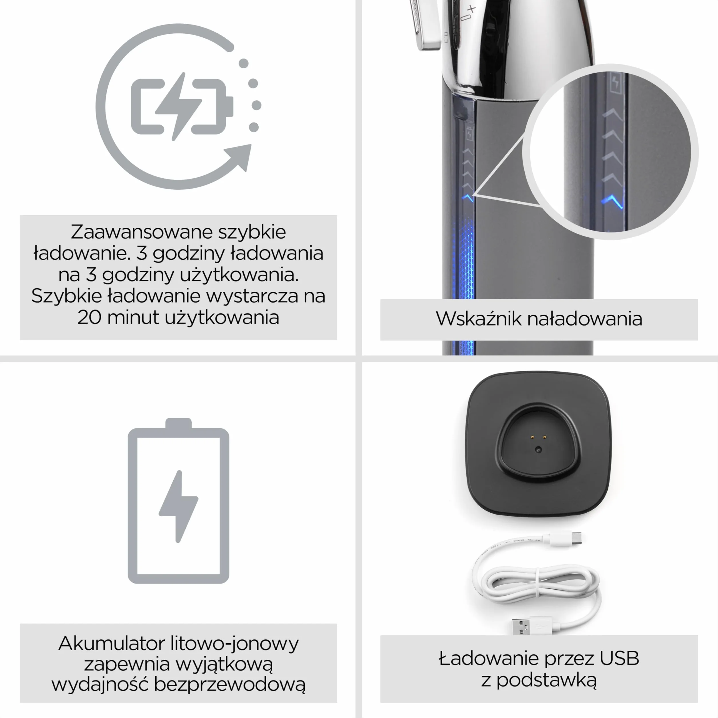 BaByliss Super-X Metal Series, bezprzewodowa maszynka do włosów, ostrza ze stali japońskiej, 10 nasadek grzebieniowych, 2 prowadnice, akumulator litowy, wyświetlacz cyfrowy, metalowy, czarny, E996E