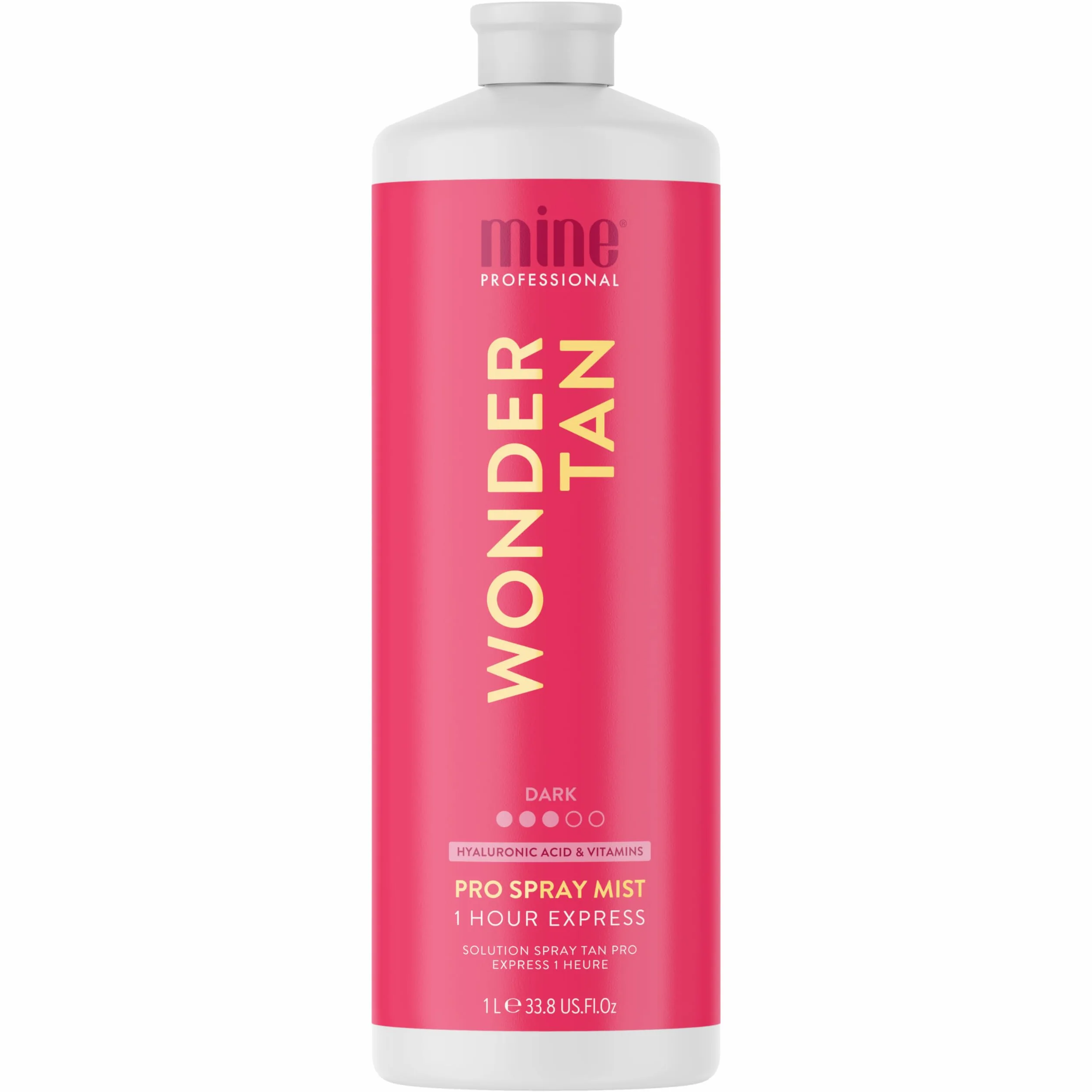 MineTan Wonder Tan Premium Spray do opalania z kwasem hialuronowym i witaminami, formuła ekspresowa 1h