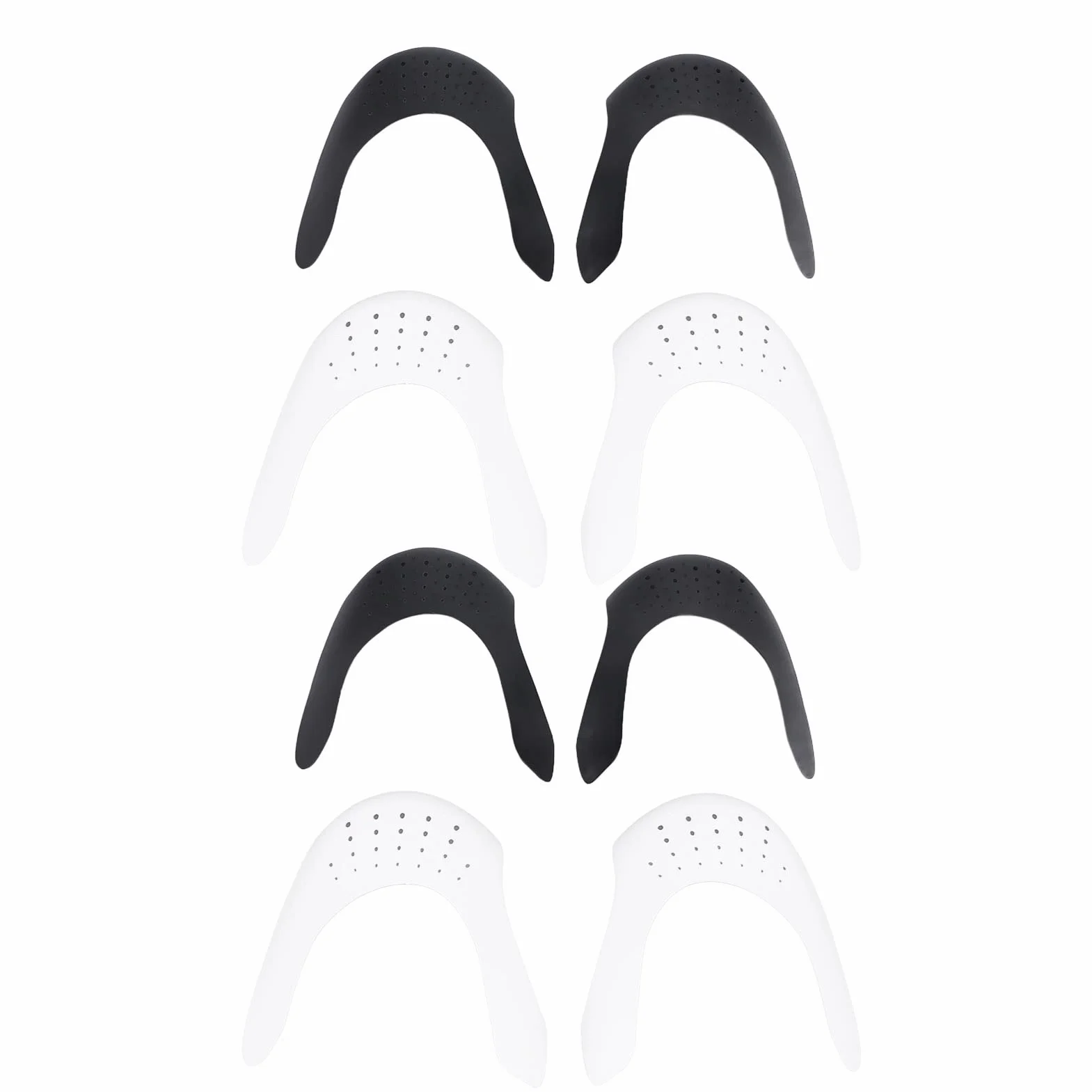 Buty Chroniące Przed Zagnieceniami, ANGGREK 4 Pary Sneaker Shoes Protector Shaper Wkładki do Butów Osłona Możliwość Krojenia Redukcja Zagnieceń Buty Chroniąca Przed Zagnieceniami