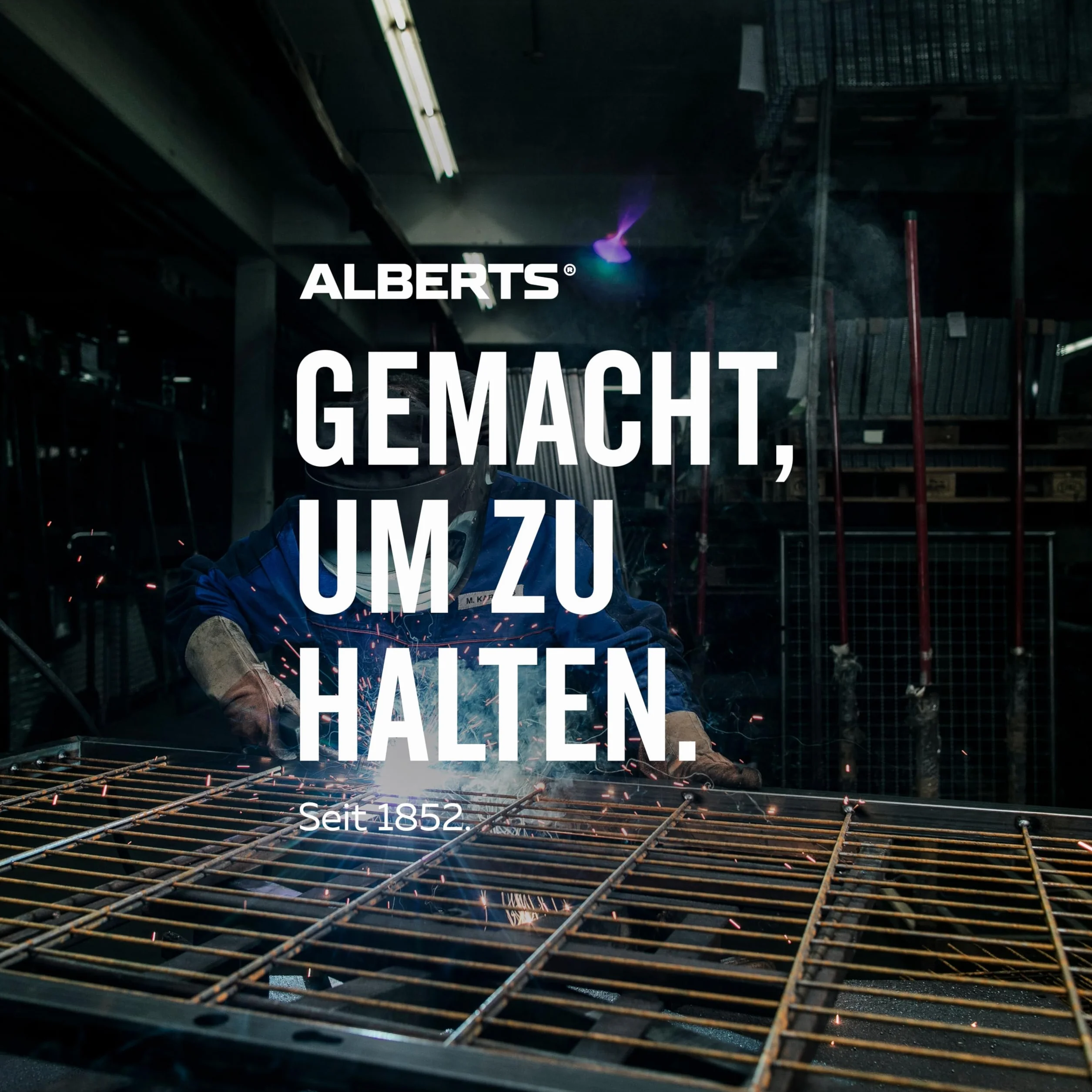 Alberts 611934 Grzebień napinający | do naprężania siatek zgrzewanych | tworzywo sztuczne, czarny