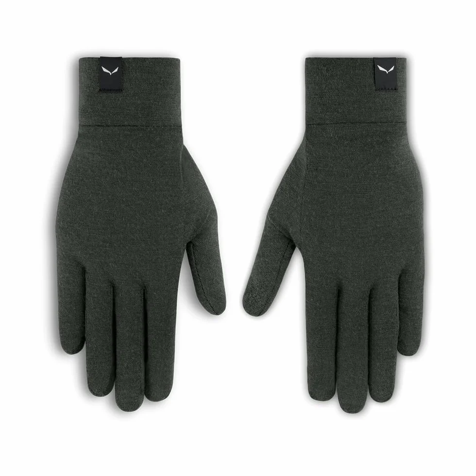 Salewa Cristallo Merino damskie rękawiczki, zielone, 7/M