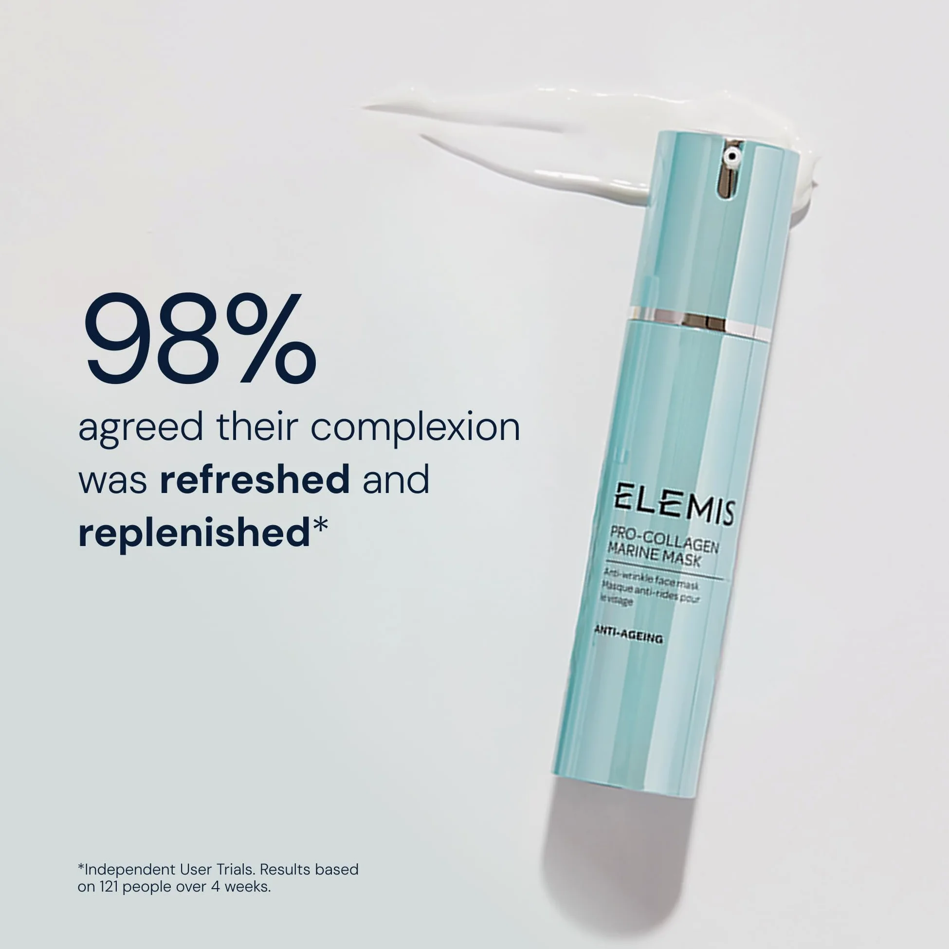 ELEMIS Pro-Collagen Marine Mask – przeciwzmarszczkowa maska na twarz z przeciwutleniaczami do nawilżania i ujędrniania skóry, luksusowa kremowa tekstura dla młodzieńczego wyglądu, 50 ml