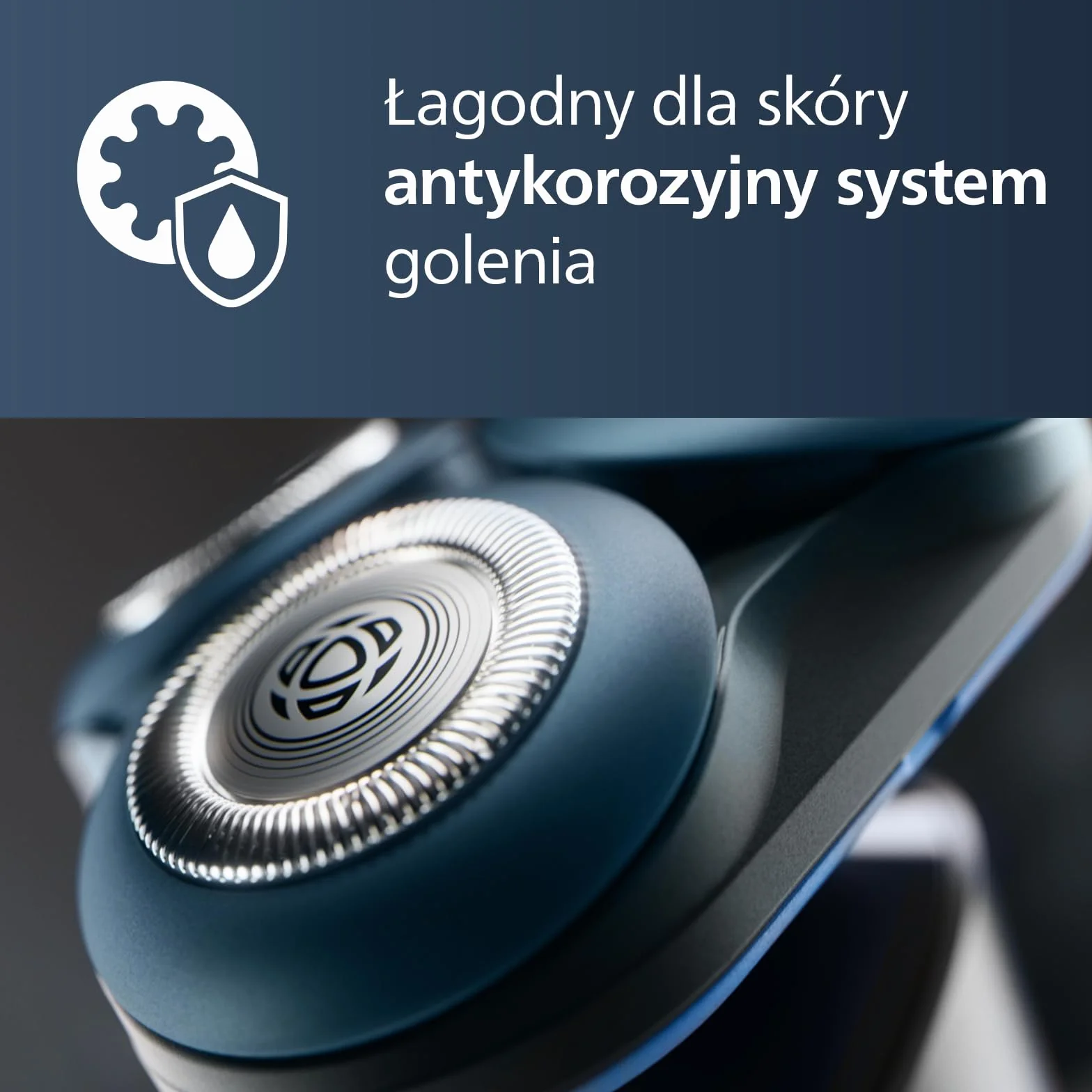 Philips Golarka Elektryczna z Serii 5000X, Golenie na Mokro i Sucho, Technologia Skin Protect, Elastyczna Głowica 360, 1 godz. Ładowania/5 min., Quick Charge, P-Cap, Srebrny, Model X5004/00