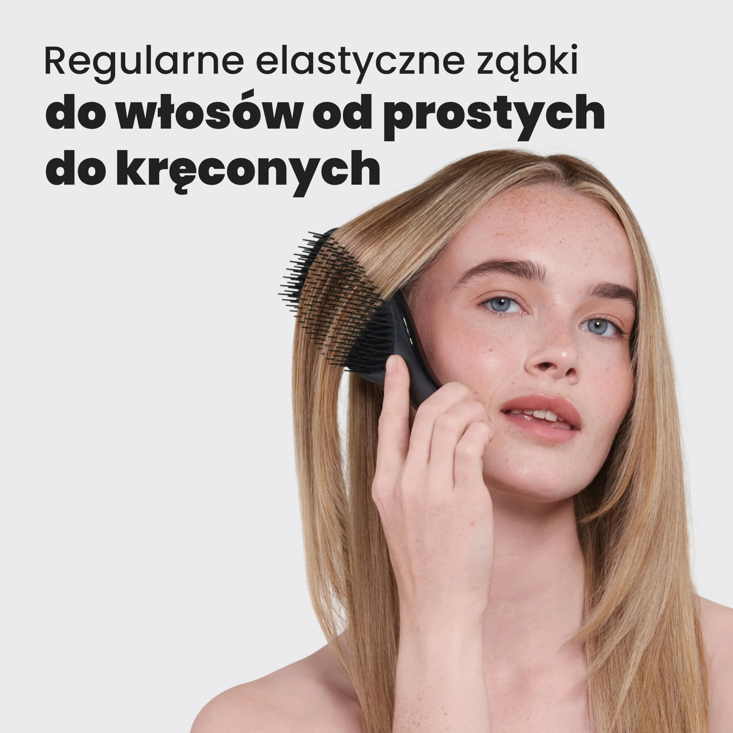 Tangle Teezer Ultimate Detangler - Szczotka do rozczesywania do wszystkich rodzajów włosów - Dwupoziomowe ząbki zmniejszają łamliwość i eliminują splątania - Lukrecjowa czerń