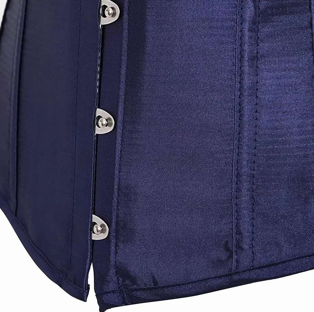 Gorset pod biustem sznurowany brokatowy trening talii plus size