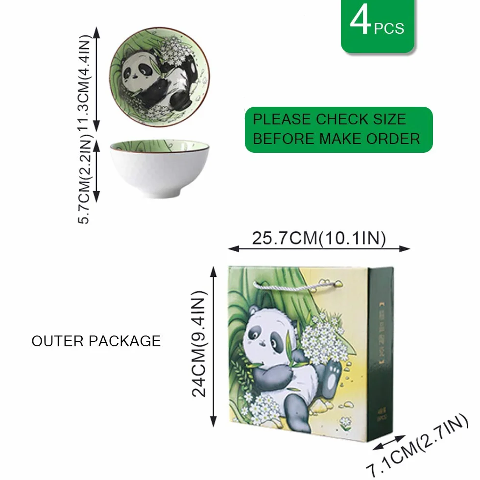 Ceramiczne Miski do Zupy, Śniadań i Deserów - Porcelanowy Zestaw 4 szt na Musli, Sałatki, Lody, Makaron, Ryż i Zupy