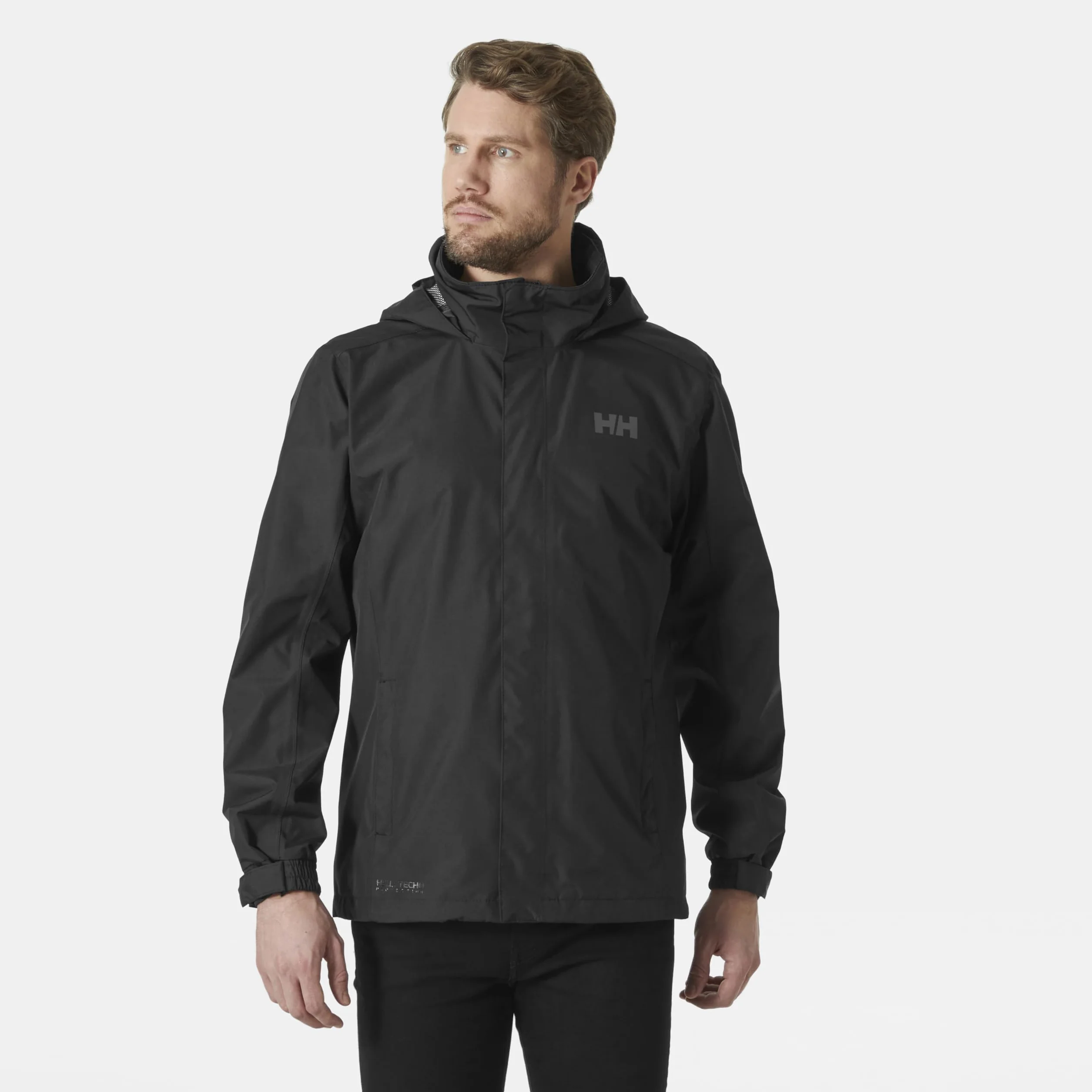 Helly Hansen Mężczyźni Dubliner Waterproof Jacket Kurtka Wodoodporna, Czarny, L