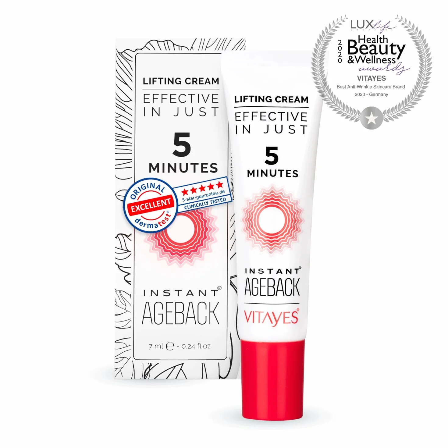 Instant Ageback 7Ml Krem przeciwzmarszczkowy natychmiastowy efekt
