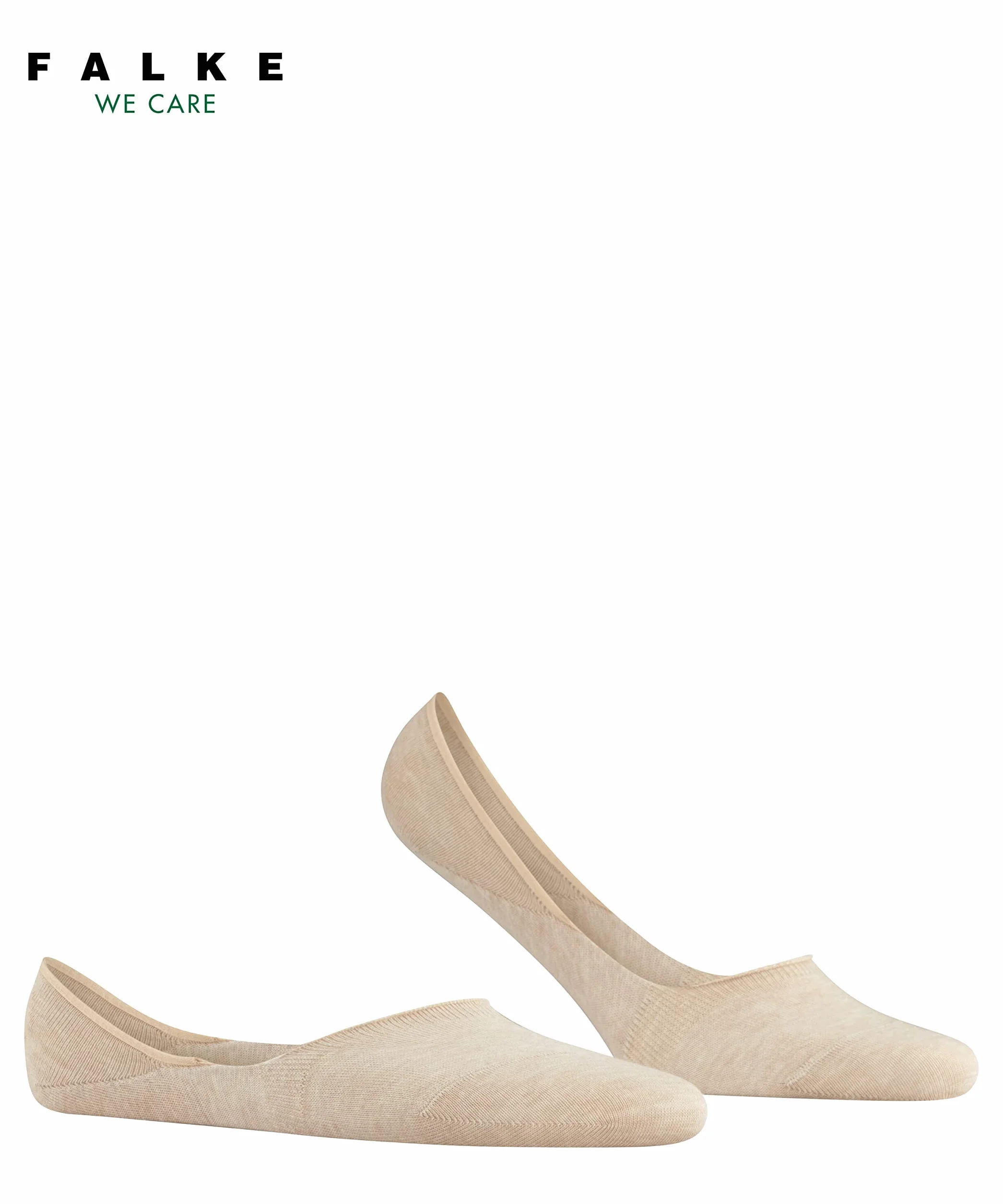 FALKE Mężczyźni Invisible Step Medium Cut niewidoczne jednokolorowe oddychająca bawełna niewidoczne krótkie wzmocnione miękki brzeg silikon na pięcie nieześlizgujące się niegniotące 1 Para