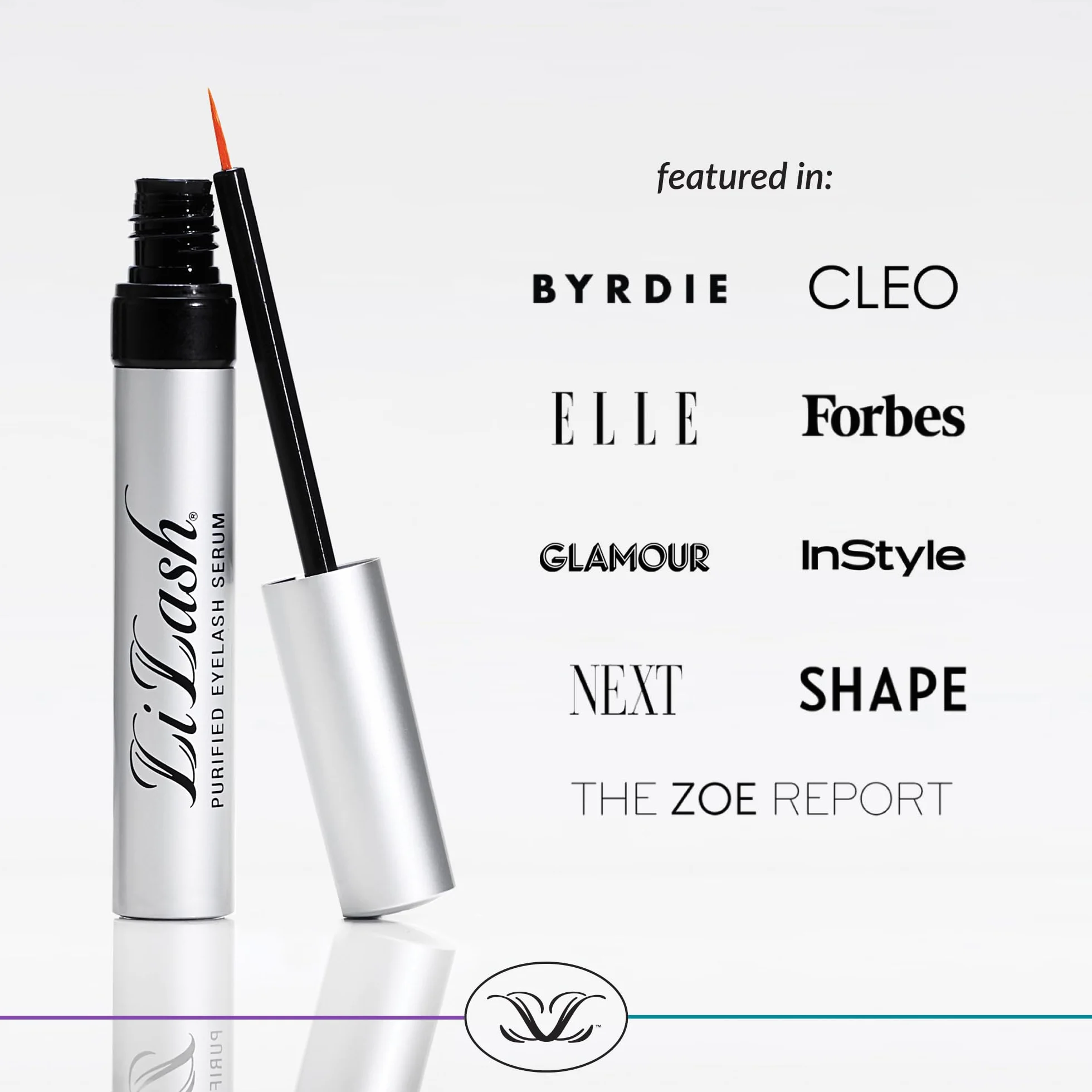 LiLash Oczyszczony lekarz formułowane serum do rzęs dla pełnych i długich oczu | Naturalny wzmacniacz oczu bezpieczny dla wrażliwych oczu i okularów kontaktowych, Bez koloru, 2 ml (Lot de 1)