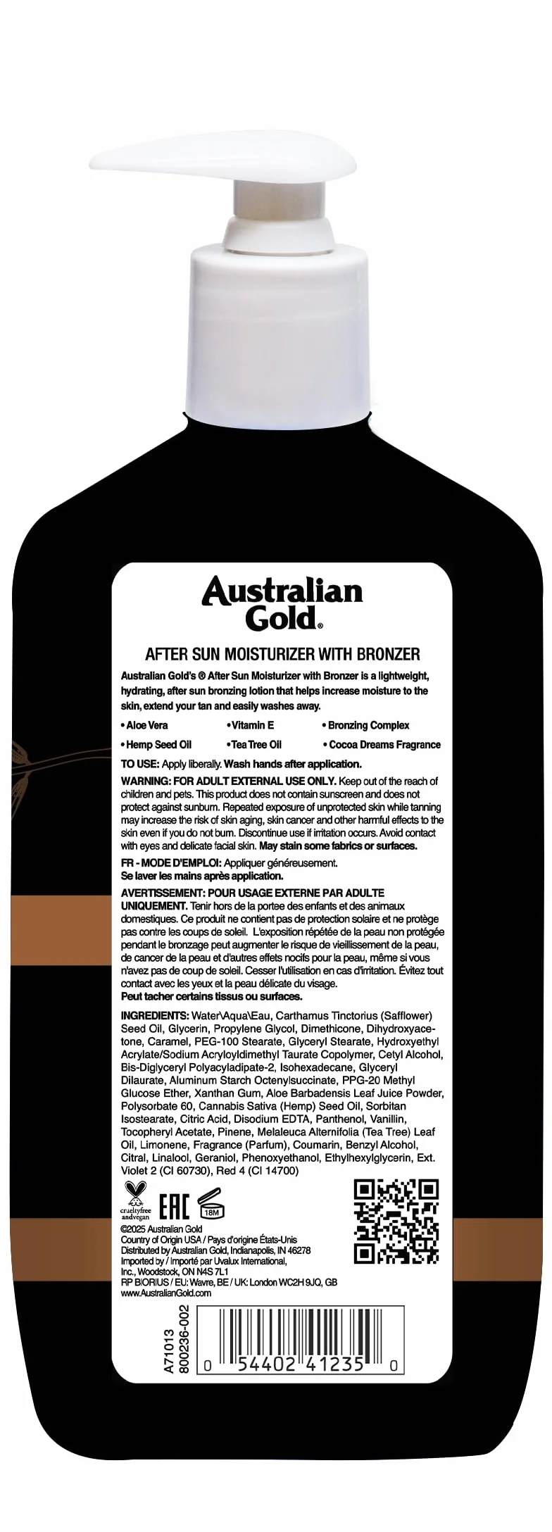 Aftersun Moisturizer Bronzer 473 ml