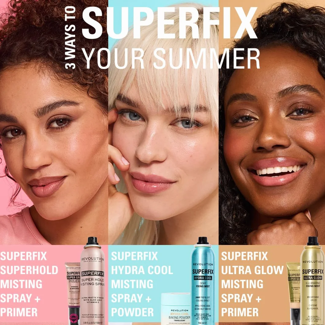 Makeup Revolution Super Fix Misting Spray Fixujący Spray 150ml